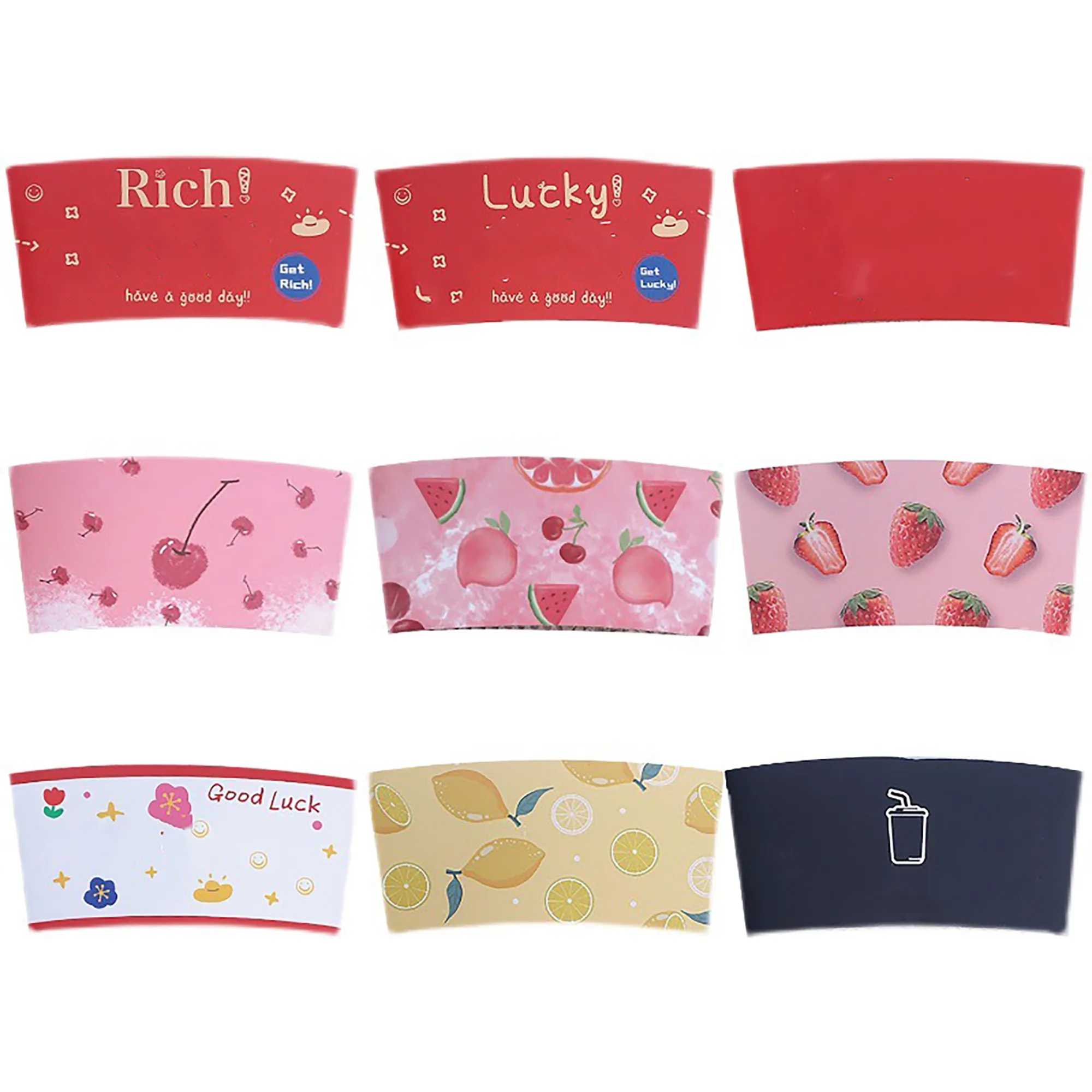12-16Oz Full Color Insulated Cup Covers MOQ 500PCS 2