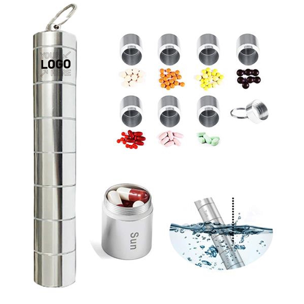 Aluminum Waterproof Pill Storage Box 4