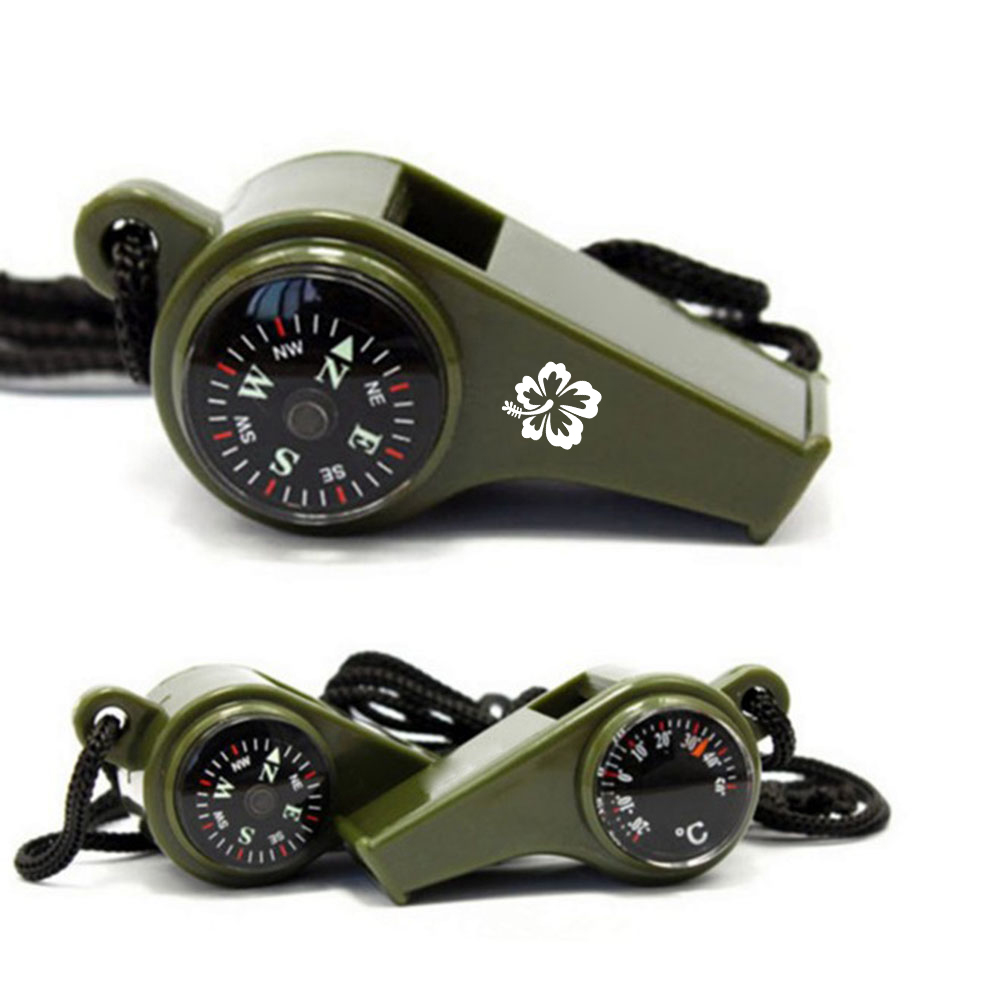 Compass Thermometer Referee Plastic Whistle 2