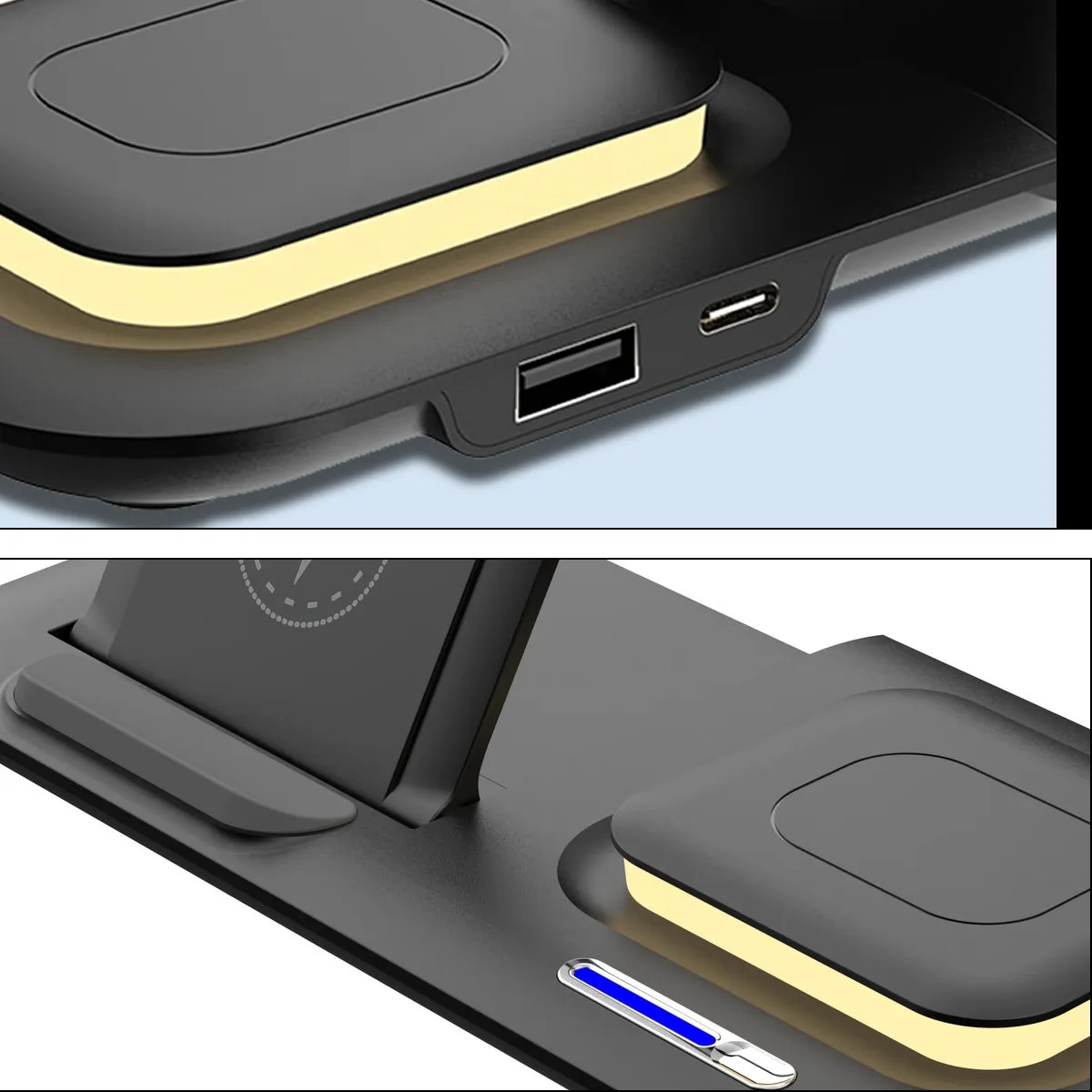 3-in-1 15W Wireless Charging Station For Phone Watch Earphone 1