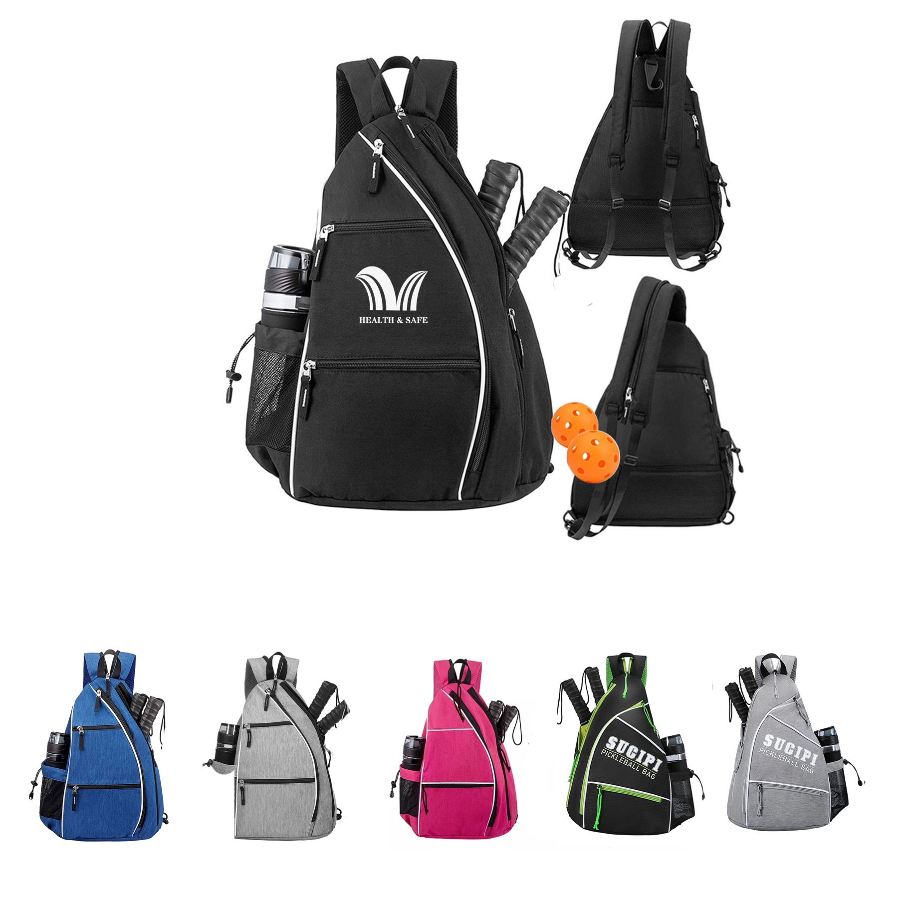 Waterproof Oxford Tennis Backpack 2