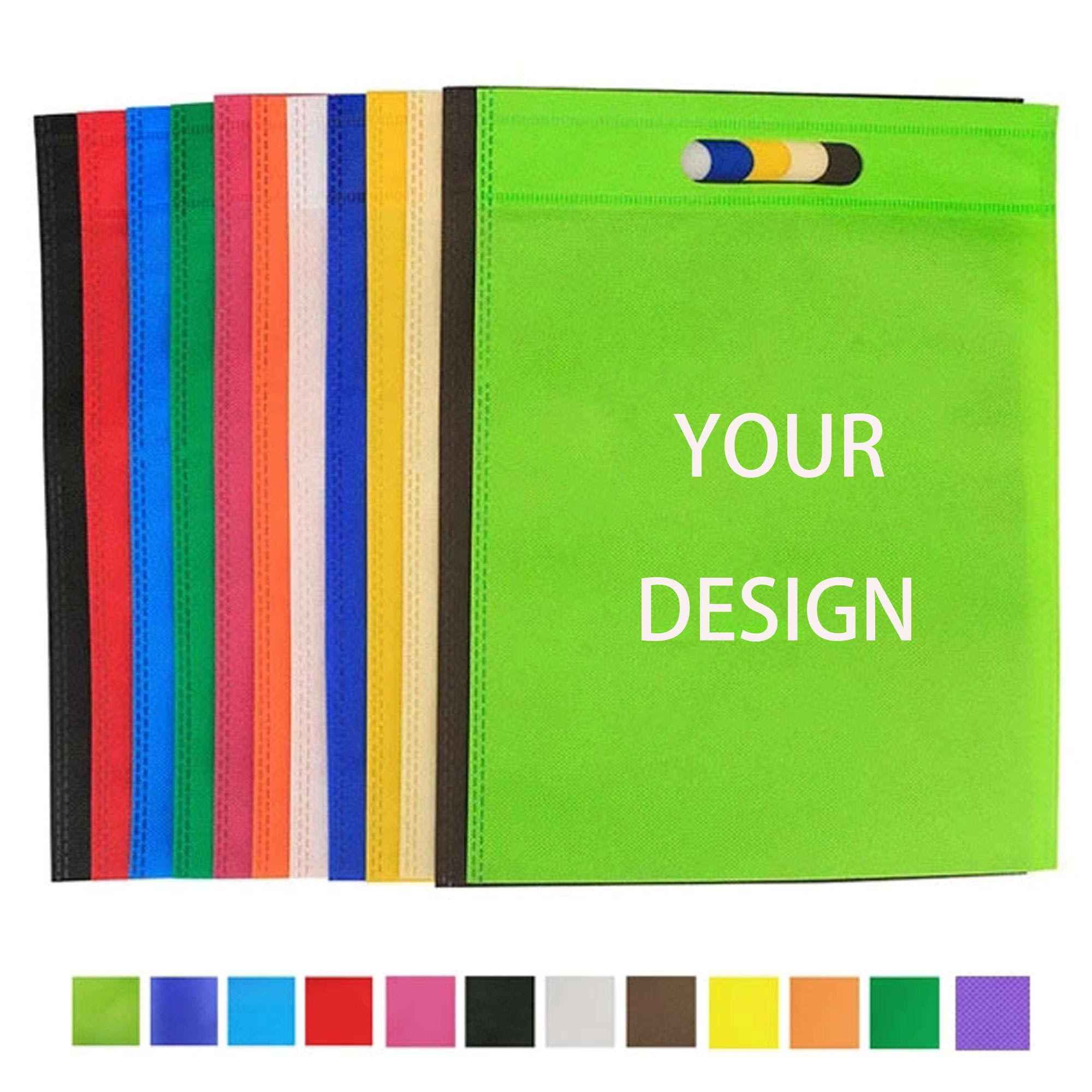 10" x 12.6" Heat Sealed Non Woven Bag 1