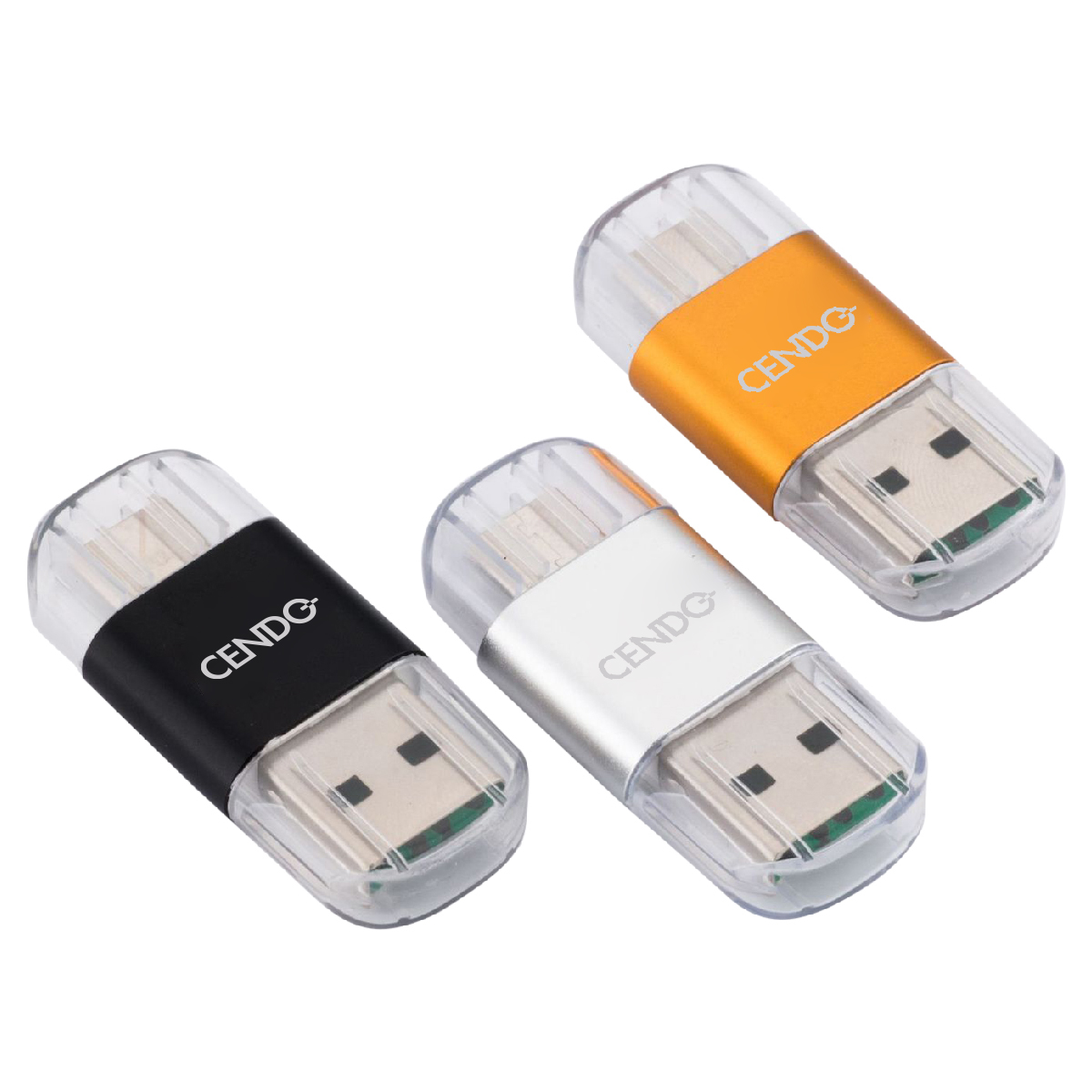 MicroSD Card Reader with Type-C and USB-A 22
