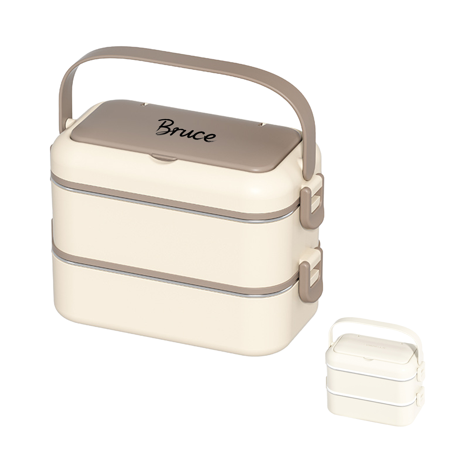 Double Layer Stainless Steel Bento Lunch Box 2