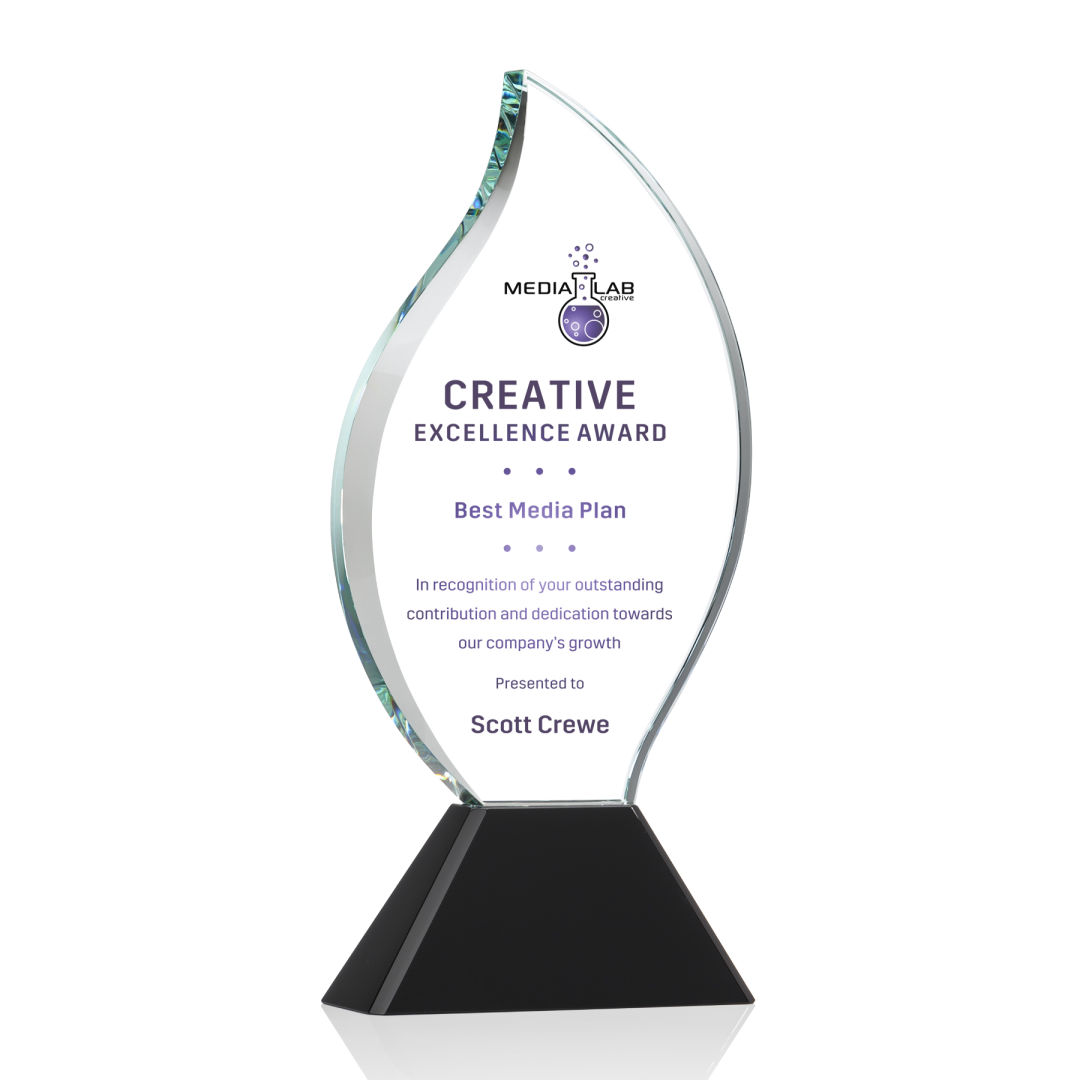 Norina Flame VividPrint™ Award - Black 7