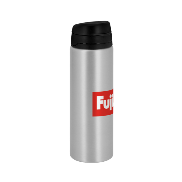 FastFlow Recycled Aluminum Bottle with Flip Lid, custom water bottle with logo imprint 163
