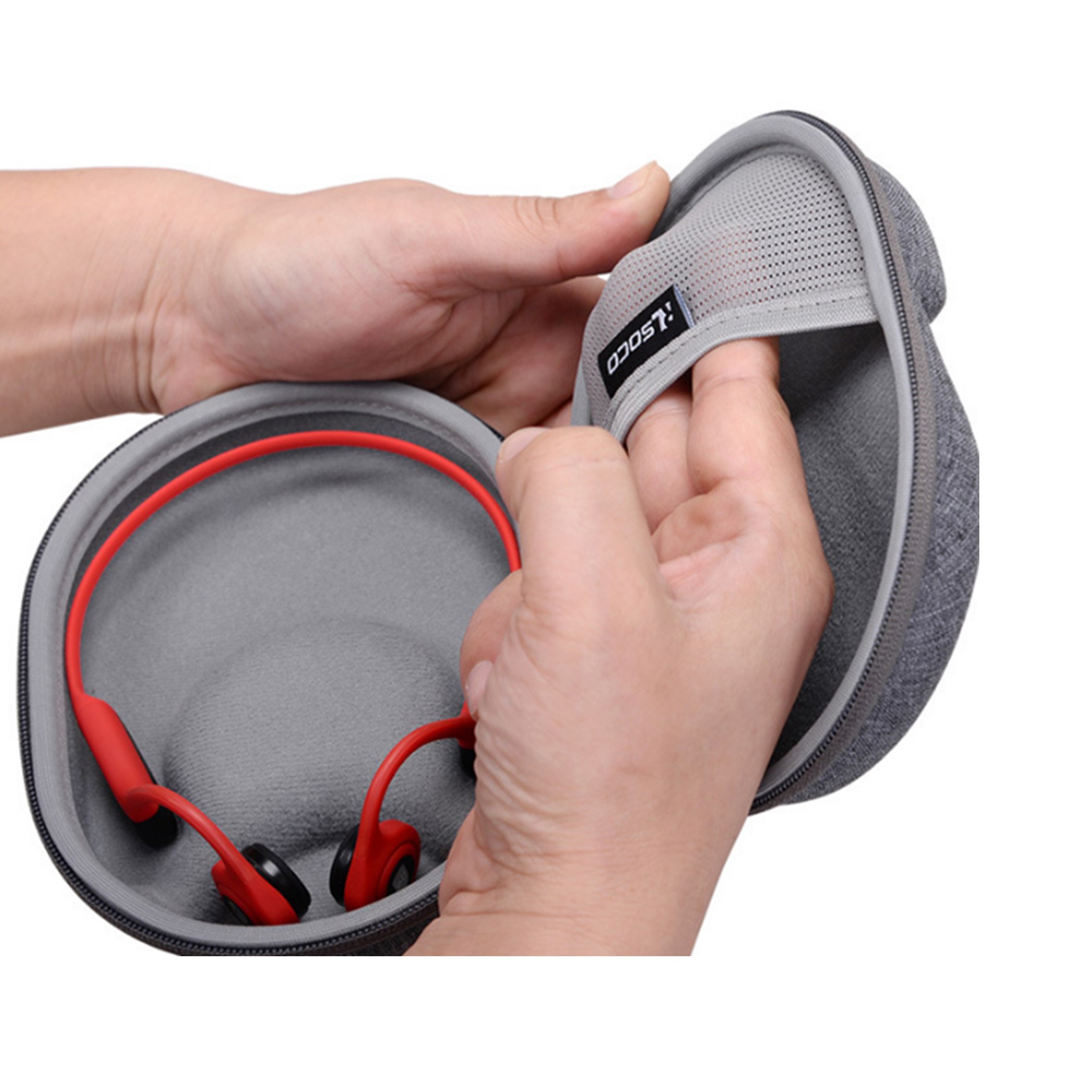 Custom Logo Shockproof EVA Carrying Case For Bluetooth 3