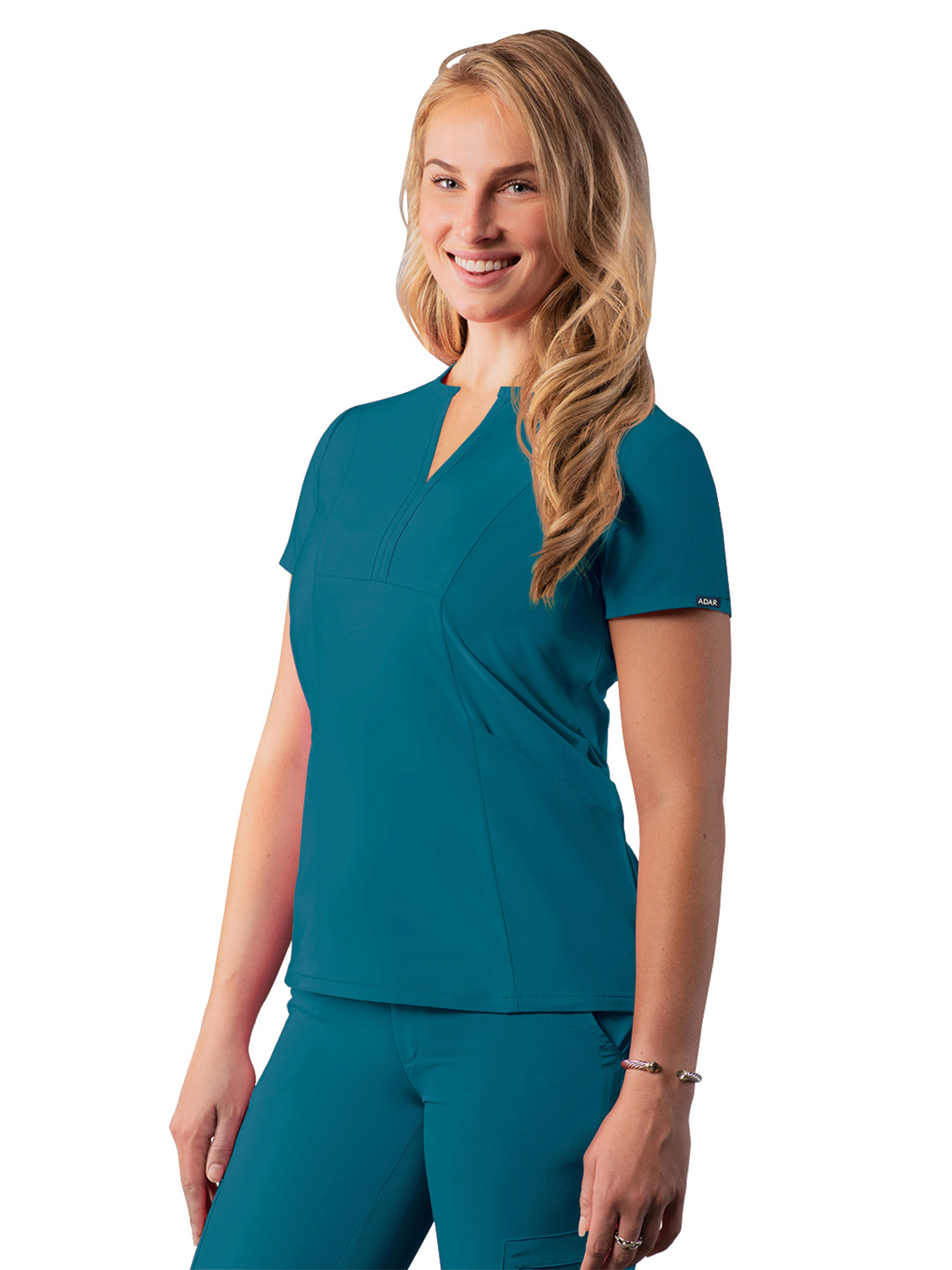 Adar - Addition - Women's Notched V-Neck Top 21