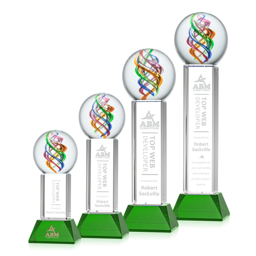 Galileo Award on Stowe Base - Green 6