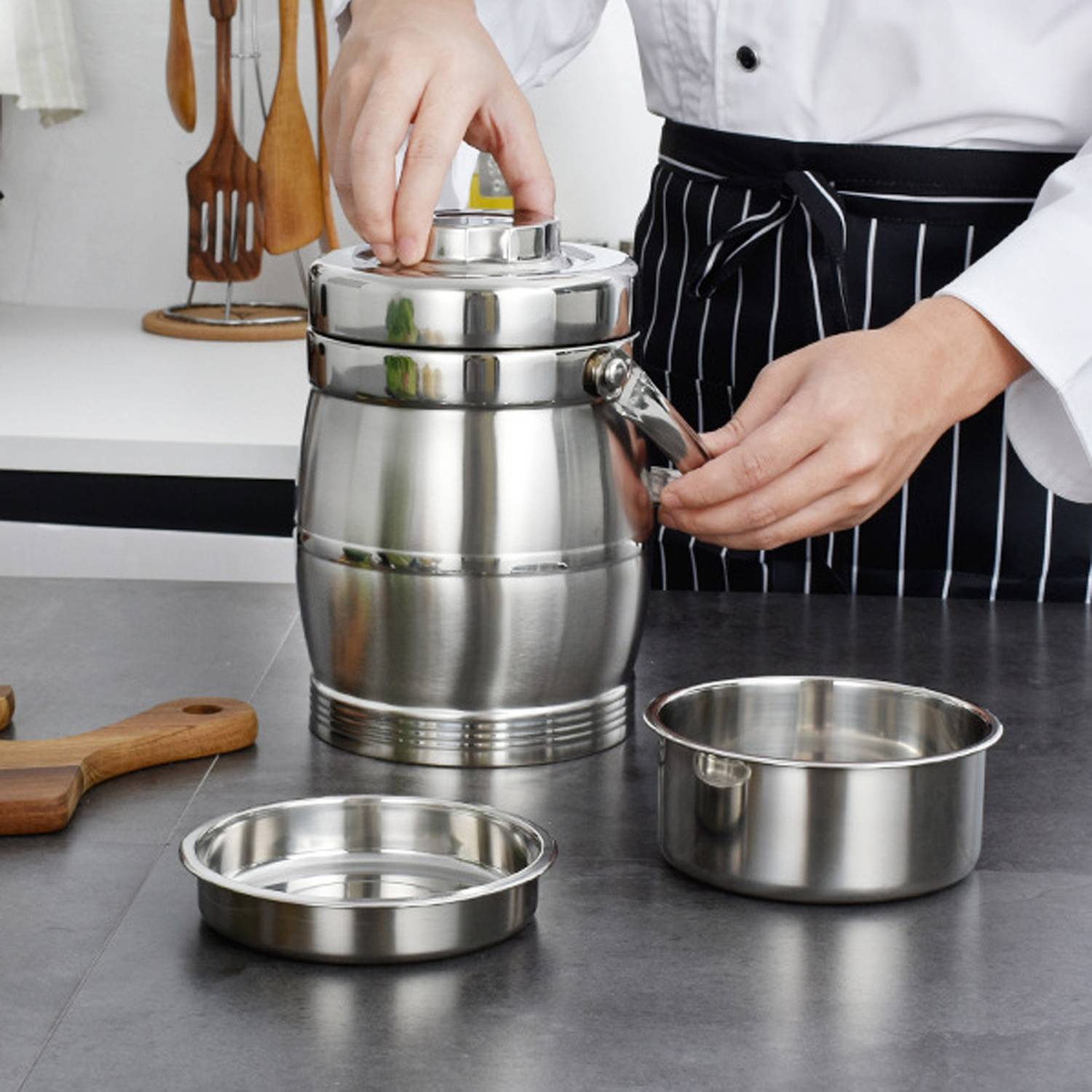 Triple-Layer Stainless Steel Insulated Thermal Lunch Box 5