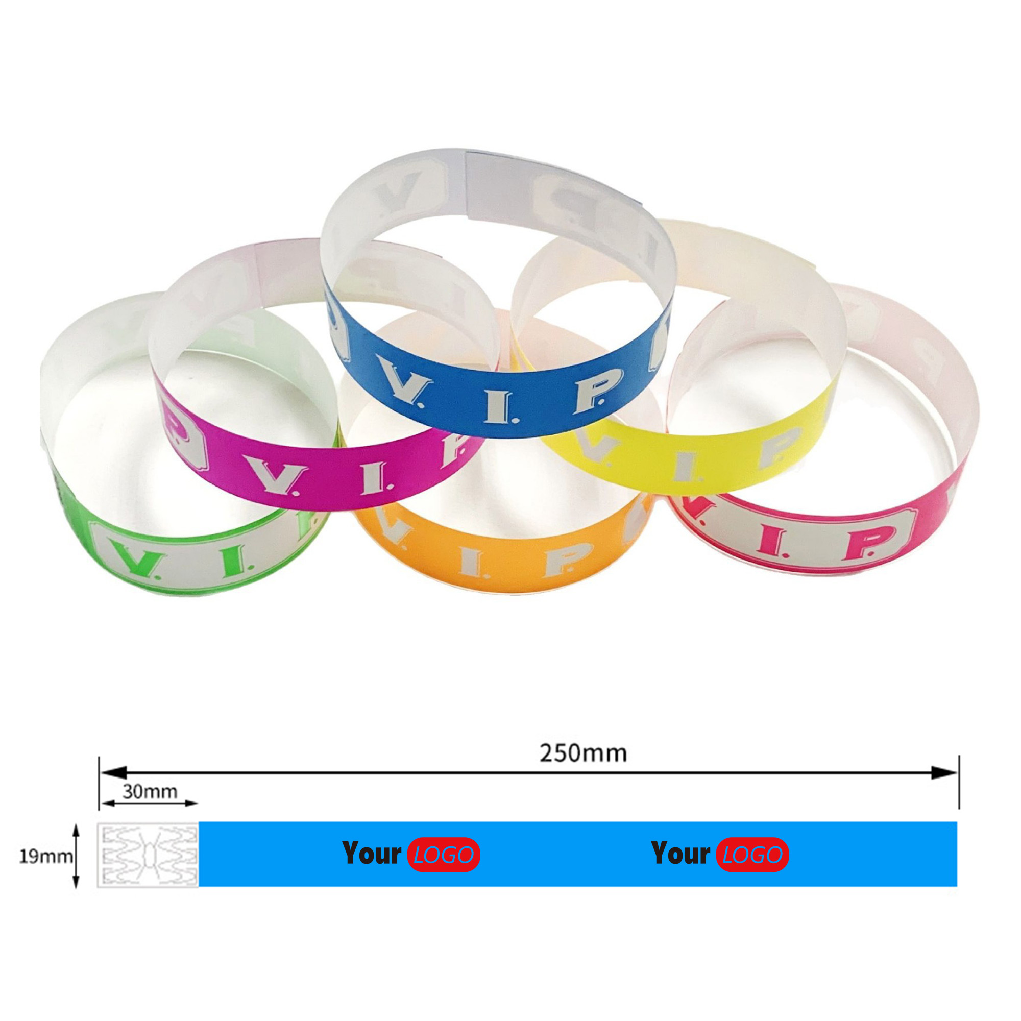 Disposable WaterProof Paper Wristband 1