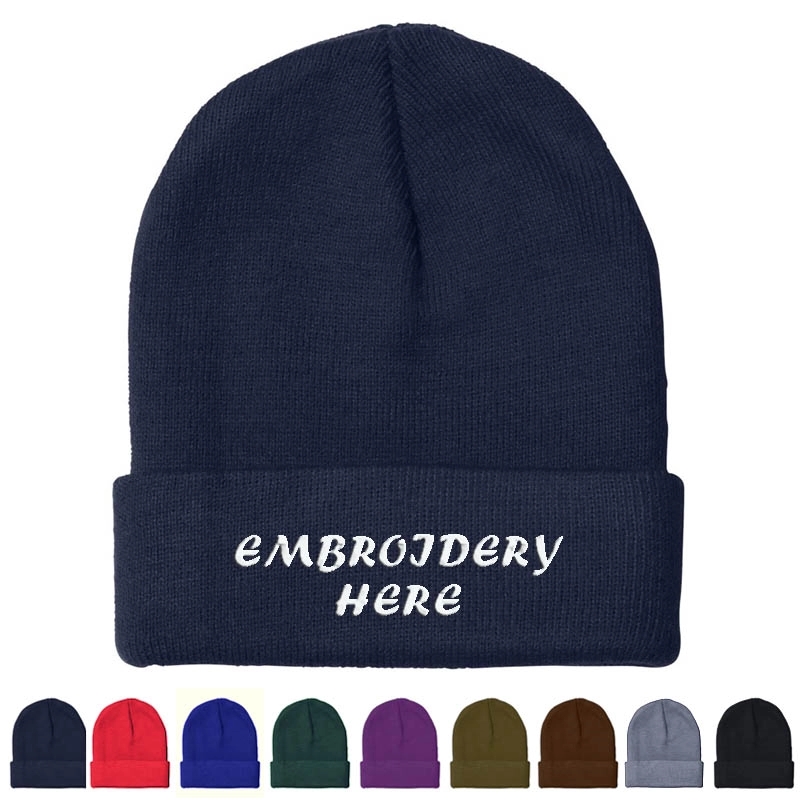 Custom Knit Beanie with Cuff 3
