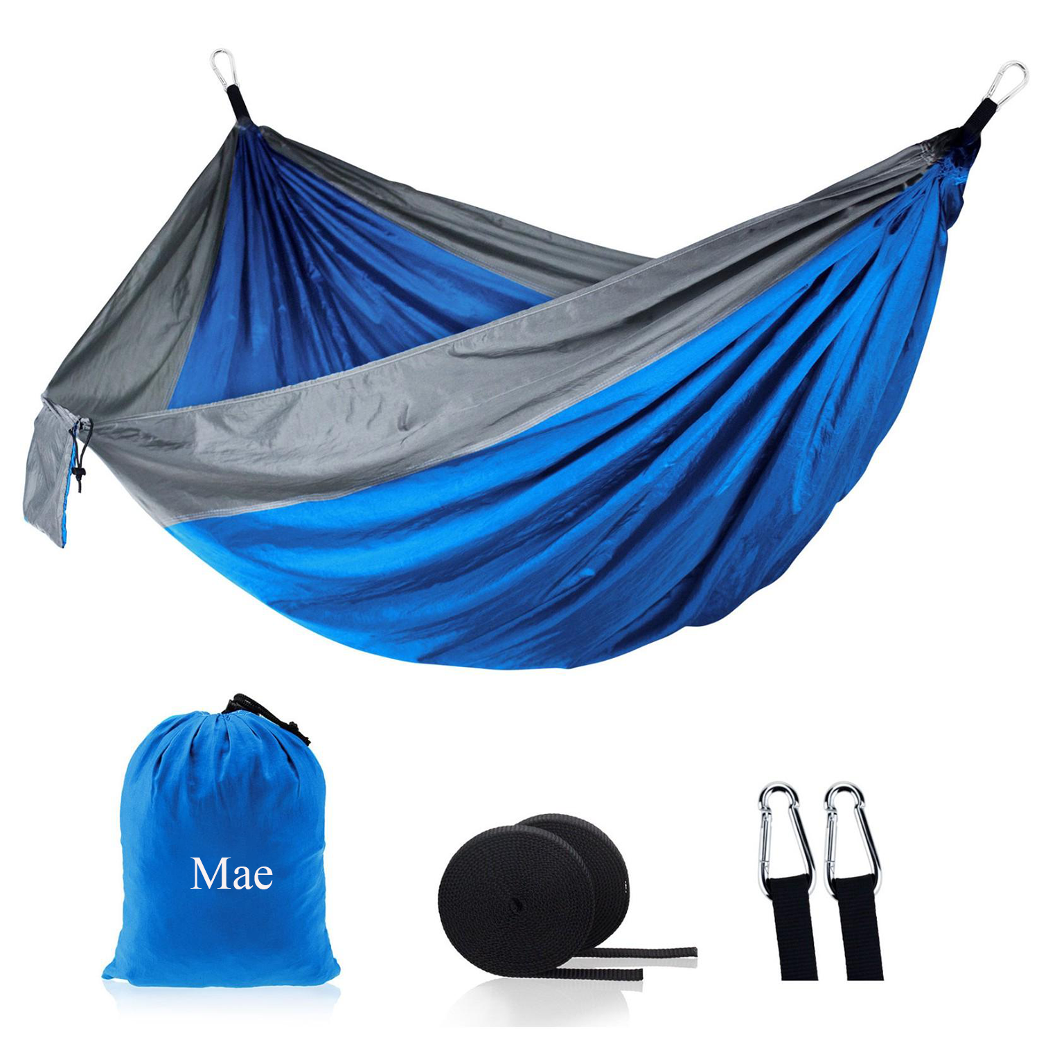 Outdoor Portable Lightweight Nylon Swing Bed Hammock 2