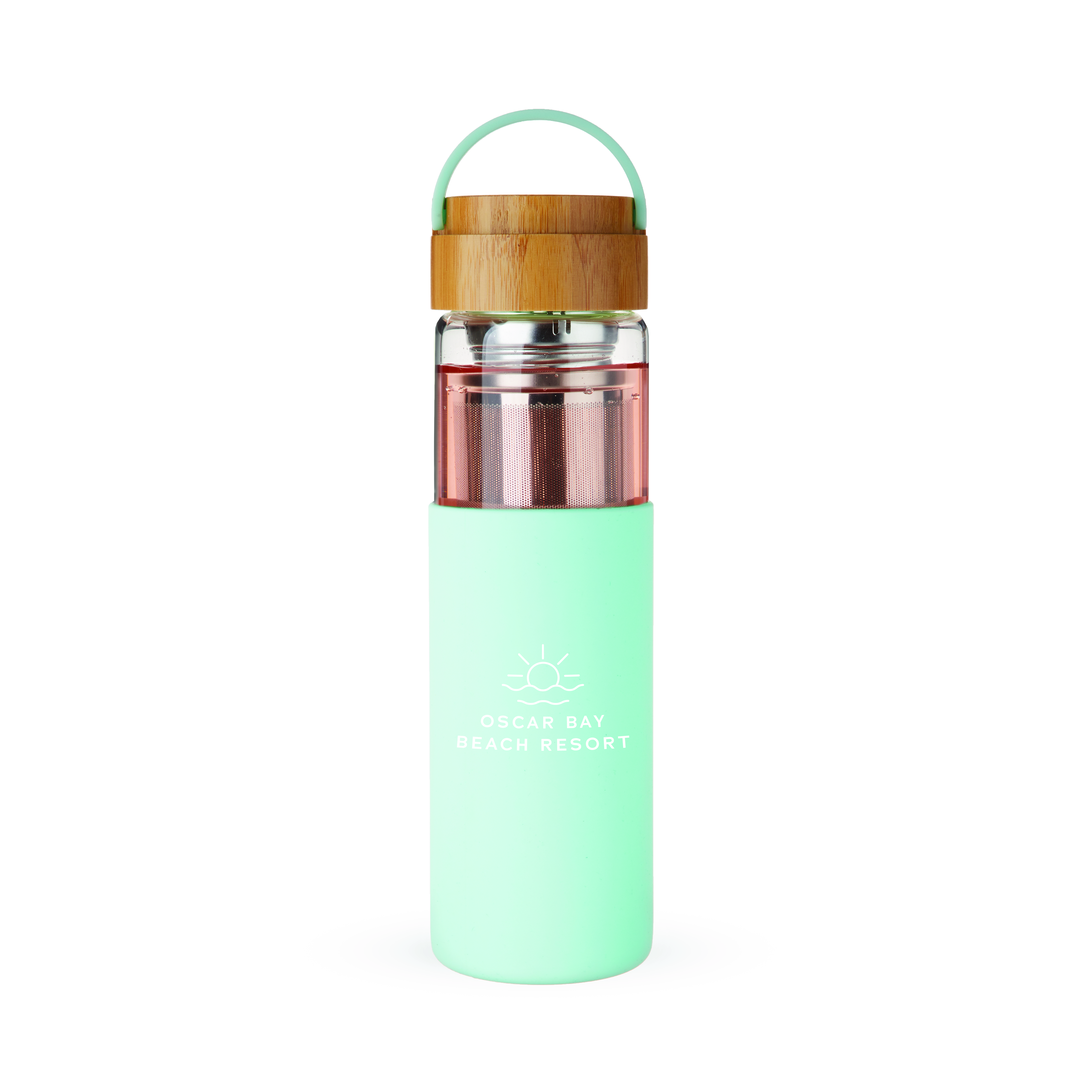 Pinky Up® Dana Glass Travel Tea Mug 7
