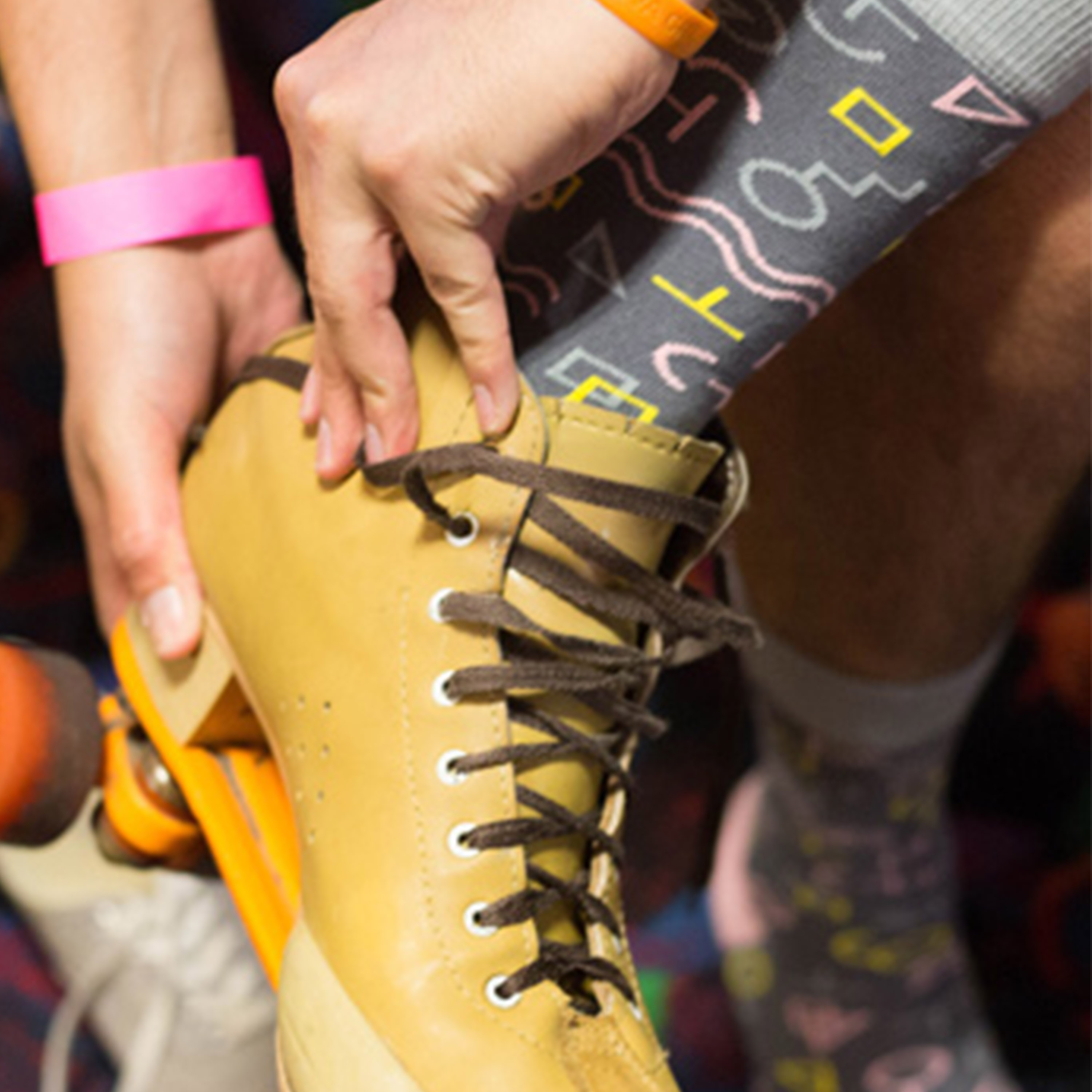 Sports Roller Derby Socks - Roll with the Best - American Made 2