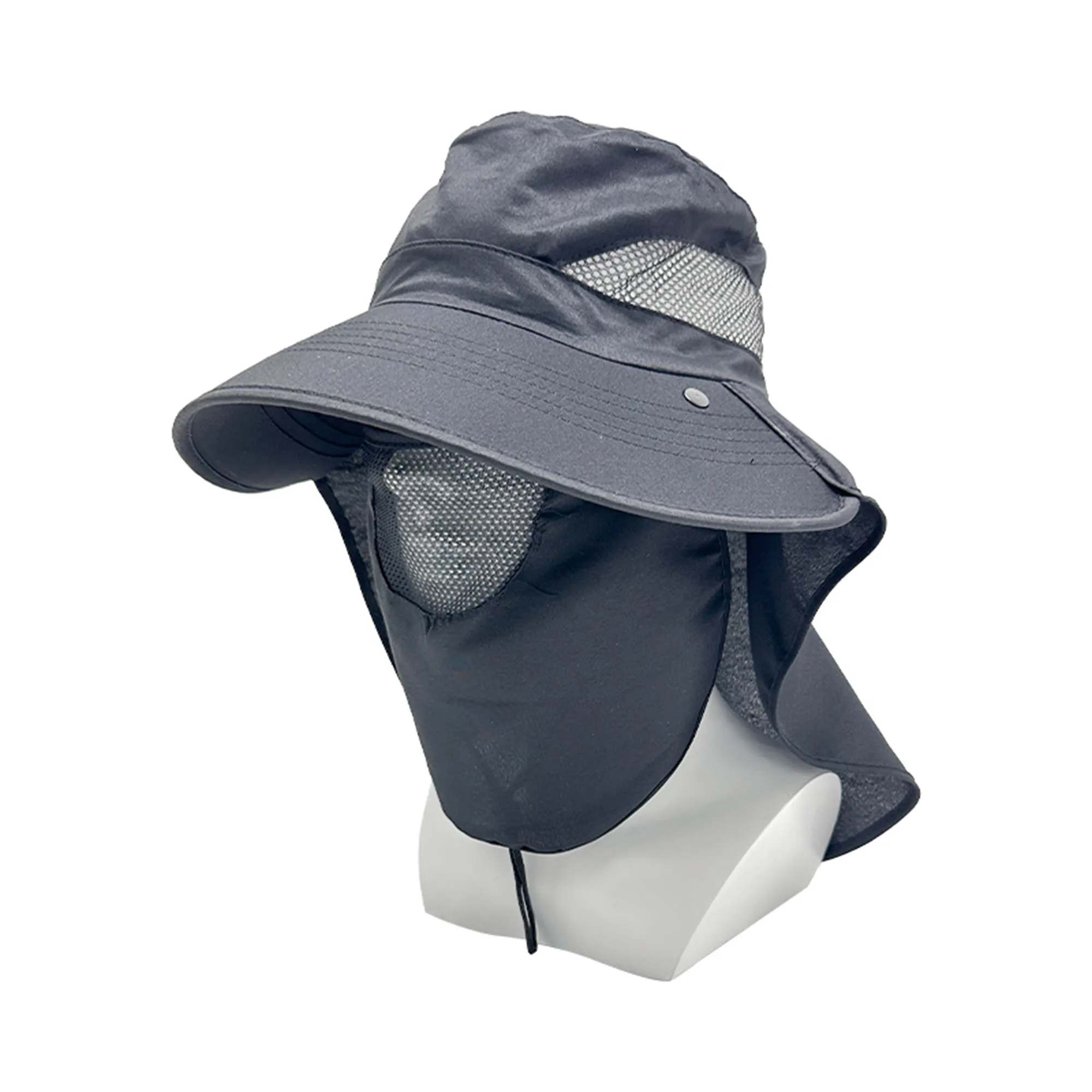 Wide-Brim Full-Coverage Sun Hat 6