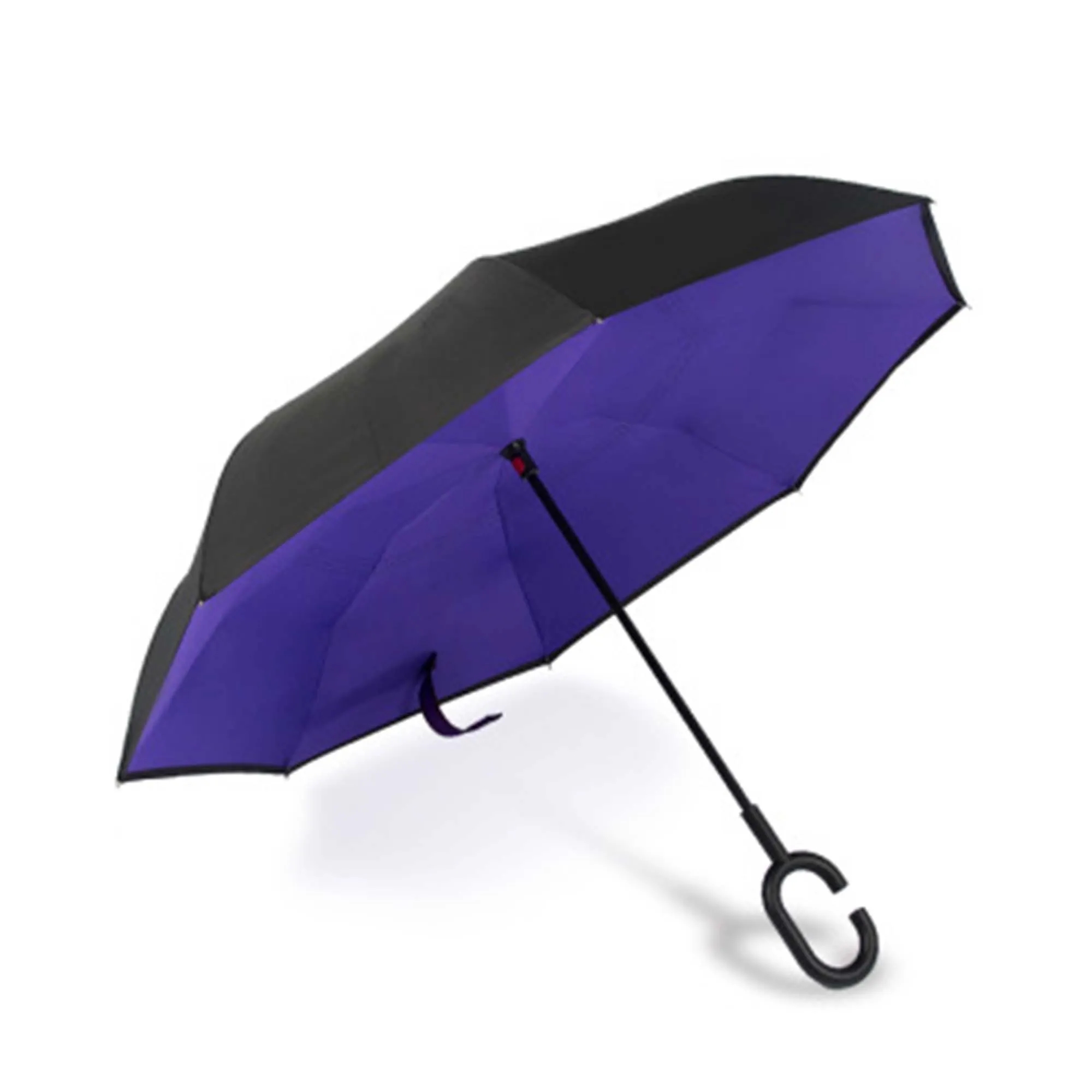 C Shape Handle Double Layer Inverted Umbrella 2