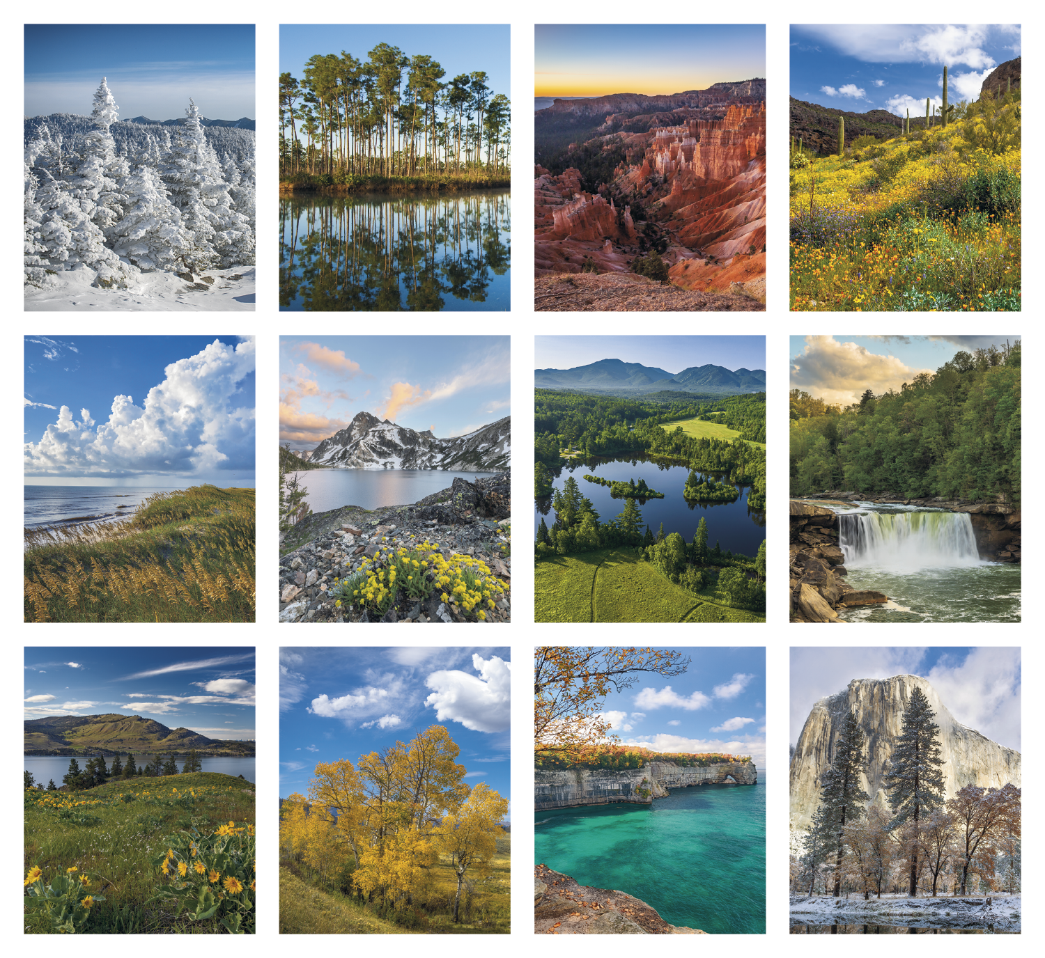 Triumph® Calendars Scenic Desk Pad 48