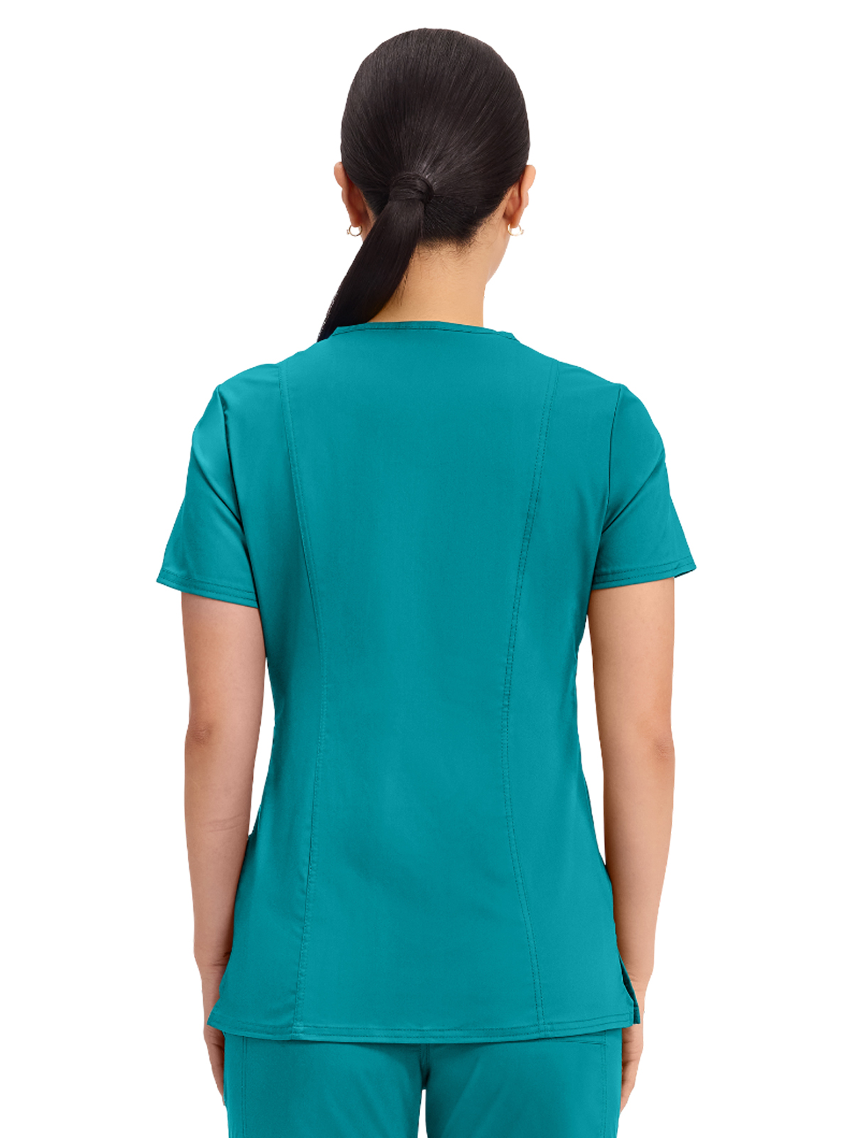 Cherokee - Workwear Revolution - Women's 2-Pocket Mock Wrap Top 62
