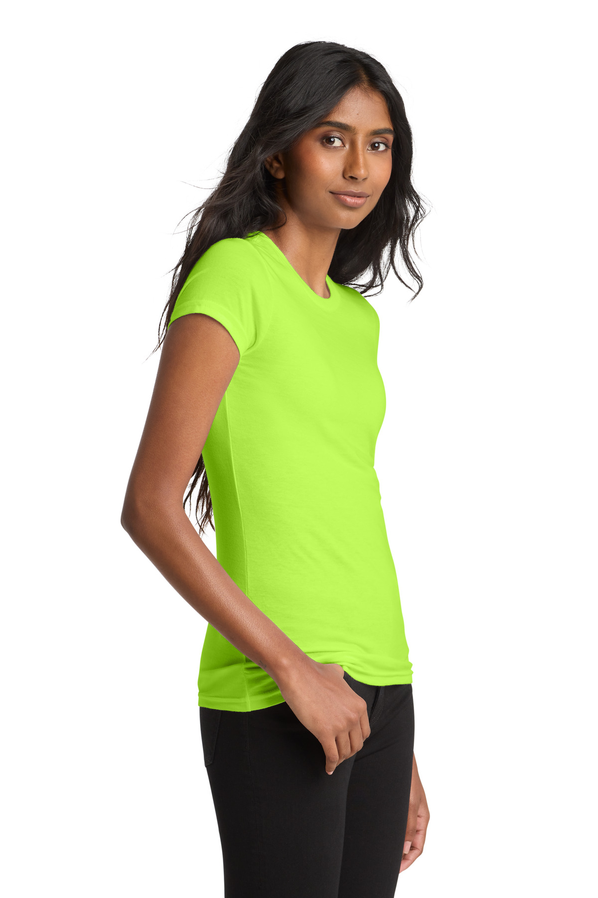 District Women's Fitted Very Important Tee . DT6001 109
