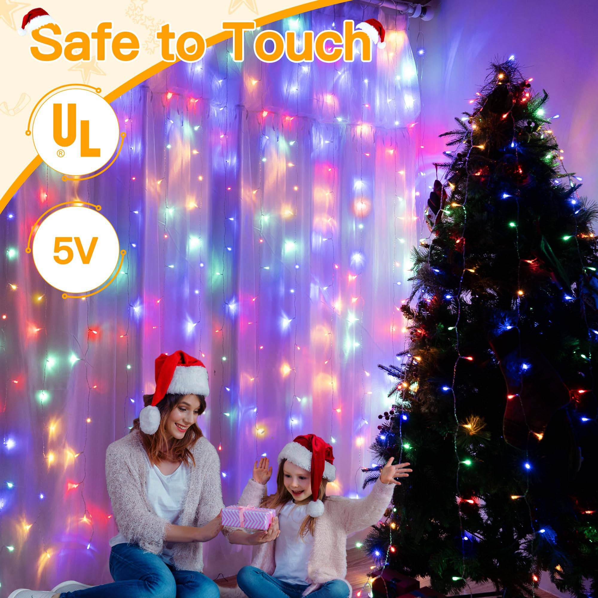 LED Curtain String Lights 5