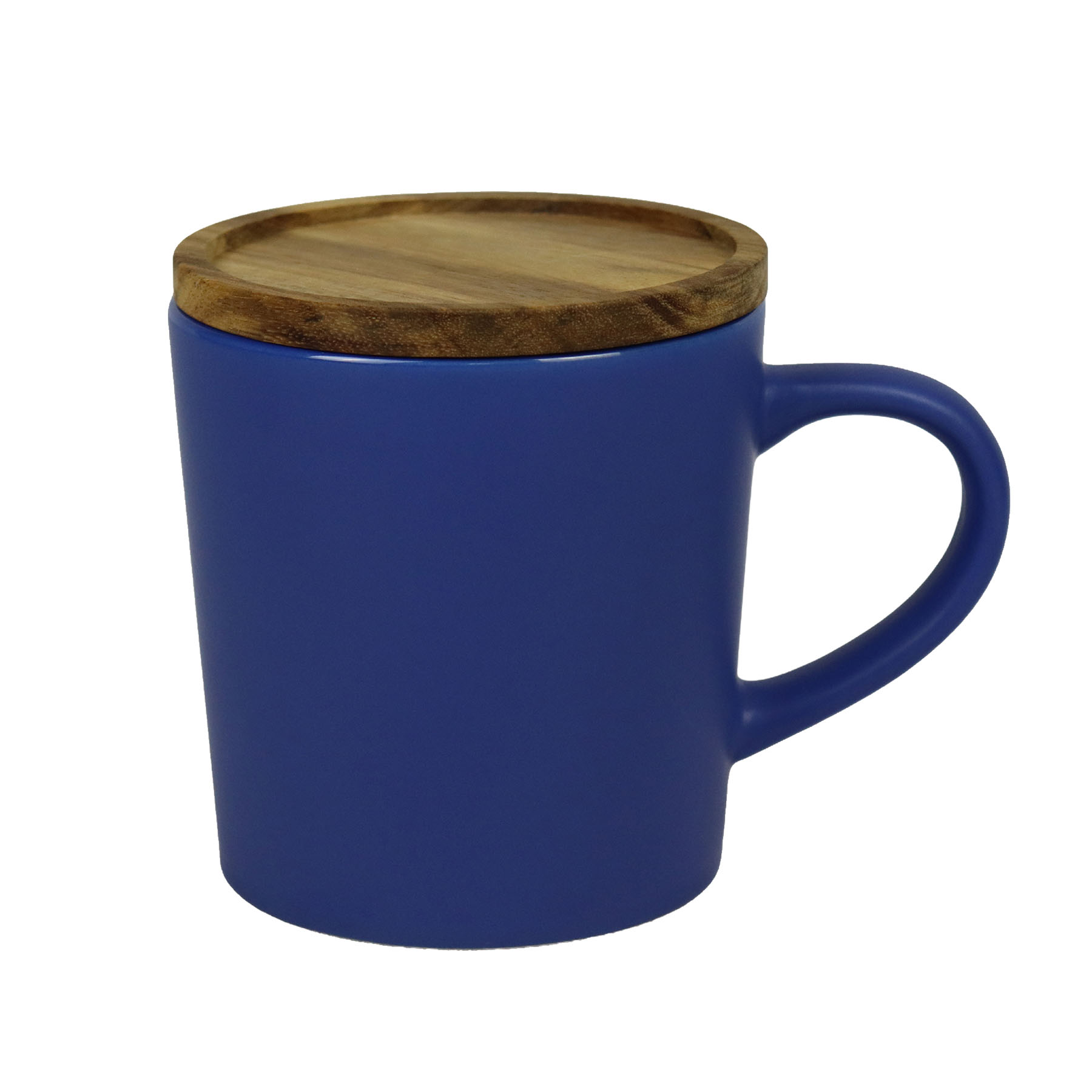 16 oz. Coffee Ceramic Mug with Wood Lid 6