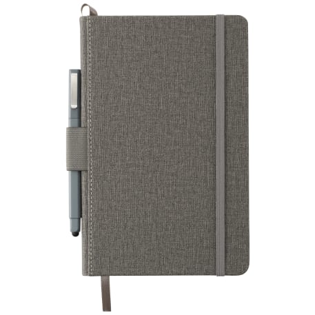 FSC® Mix 5.5" x 8.5" Heathered Hard Bound Journal 36