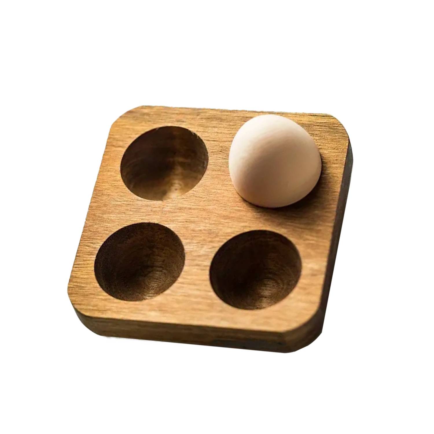 Solid wood Mini Egg Tray 5