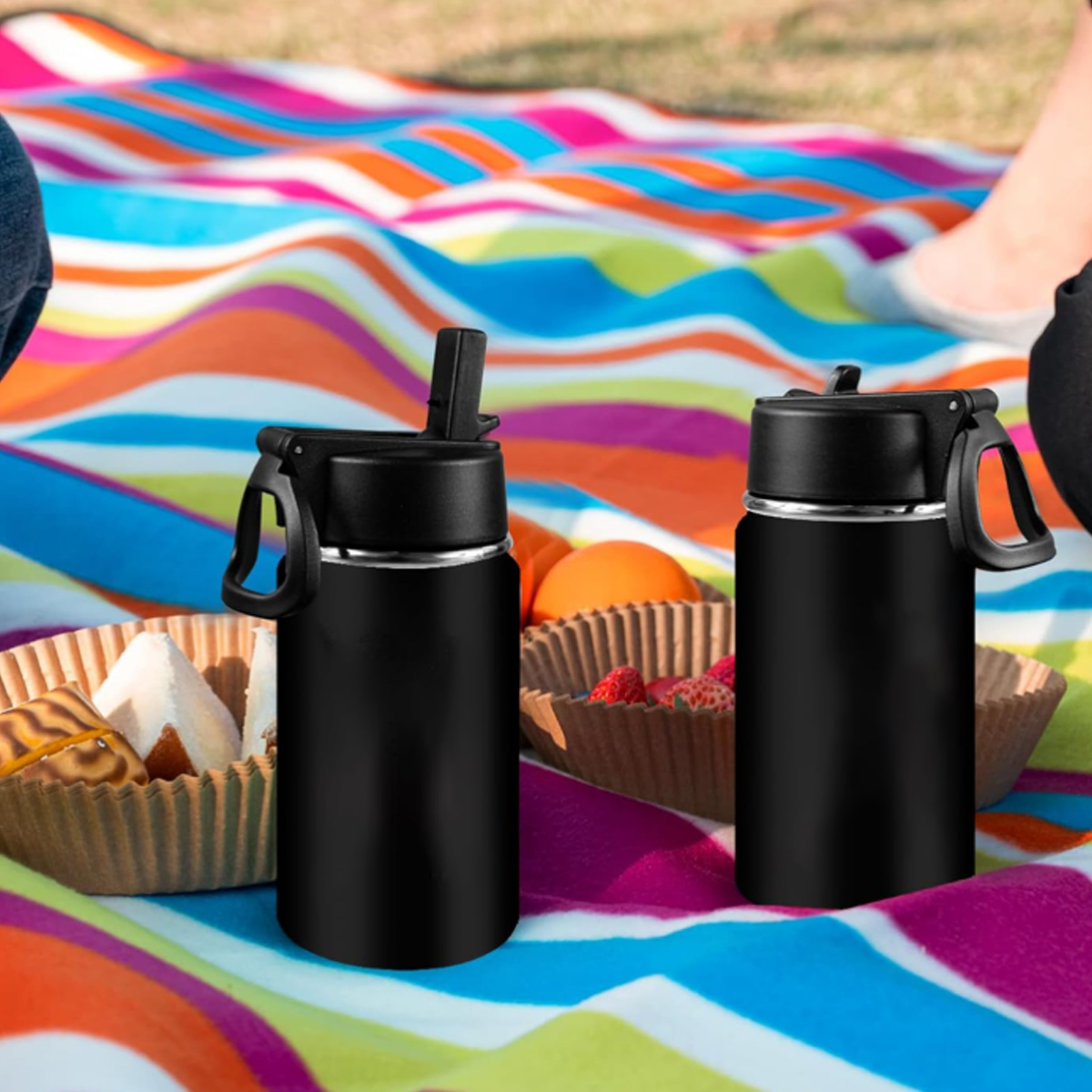 12oz Stainless Steel Insulated Sports Water Bottle 4