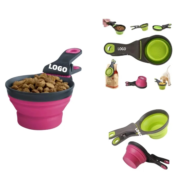 Silicone Multicolor Pet Food Scoop 4