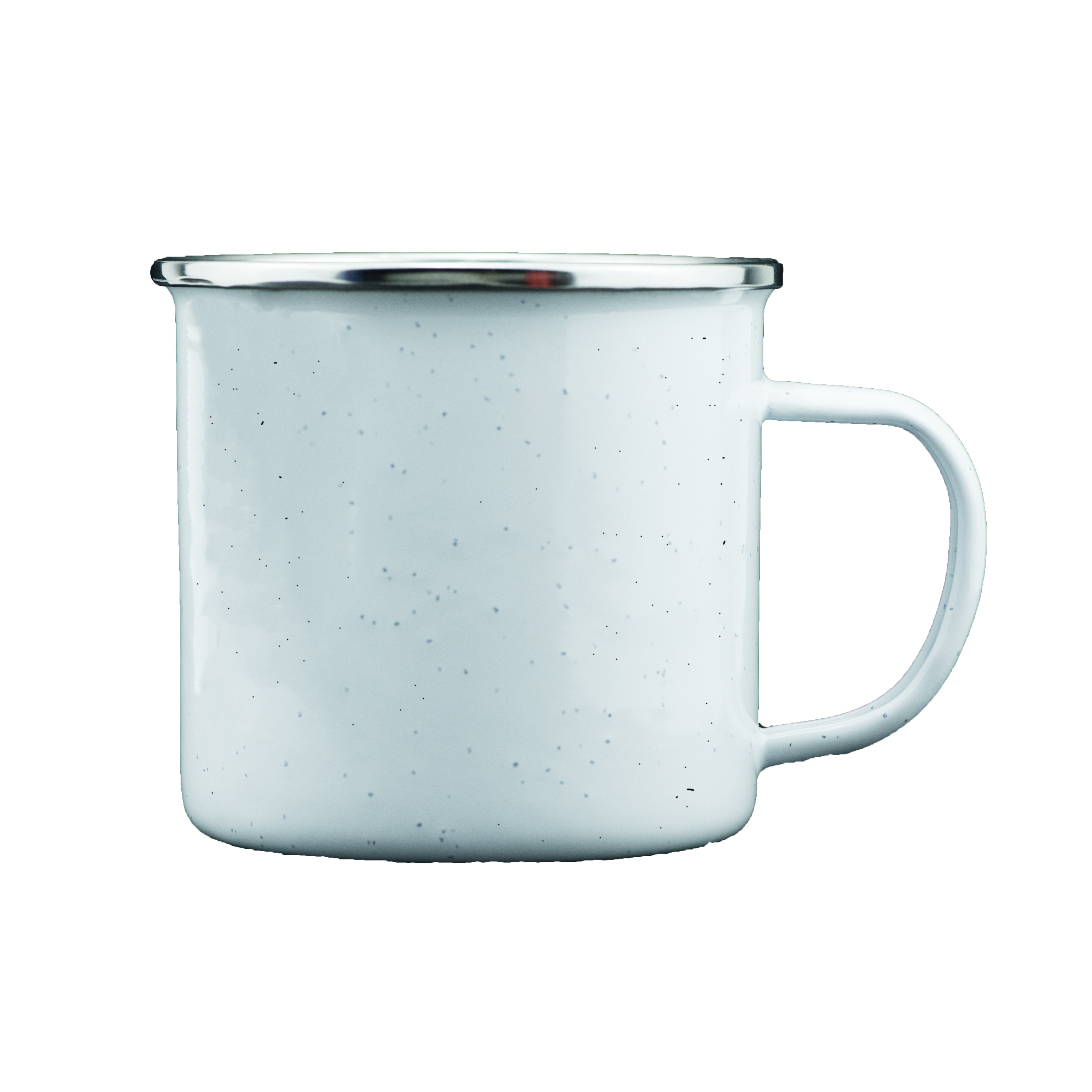 Summit 16oz Enamel Coated Stainless Steel Campfire Mug (White)