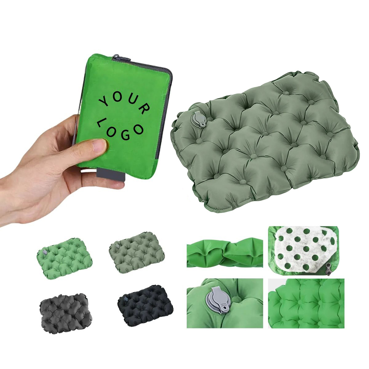 Lightweight Nylon Inflatable Outdoor Cushion 1