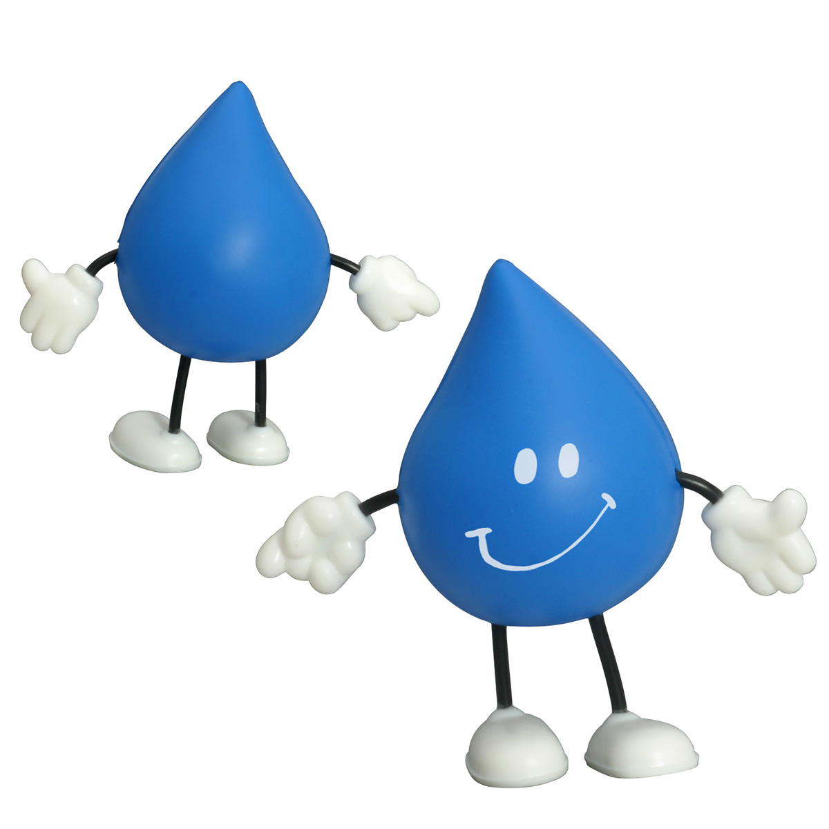 Droplet Stress Reliever Figurine, custom stress ball with logo imprint 4