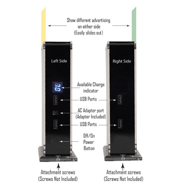 Billboard Desktop Photo Display Charging Station 2