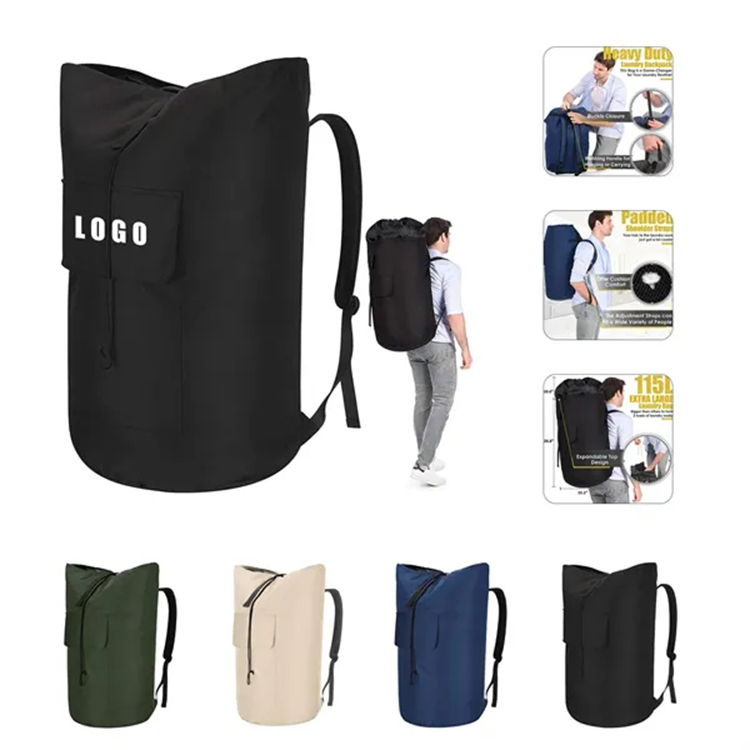 Large Laundry Bag with Straps 1