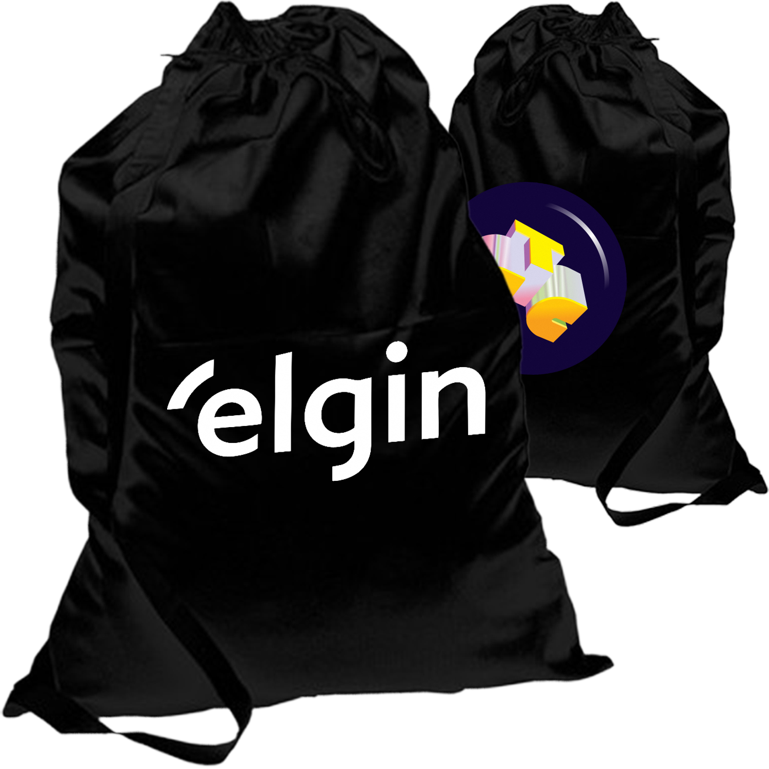 Drawstring Laundry Bag w/ Shoulder Strap 24" X 34" 2