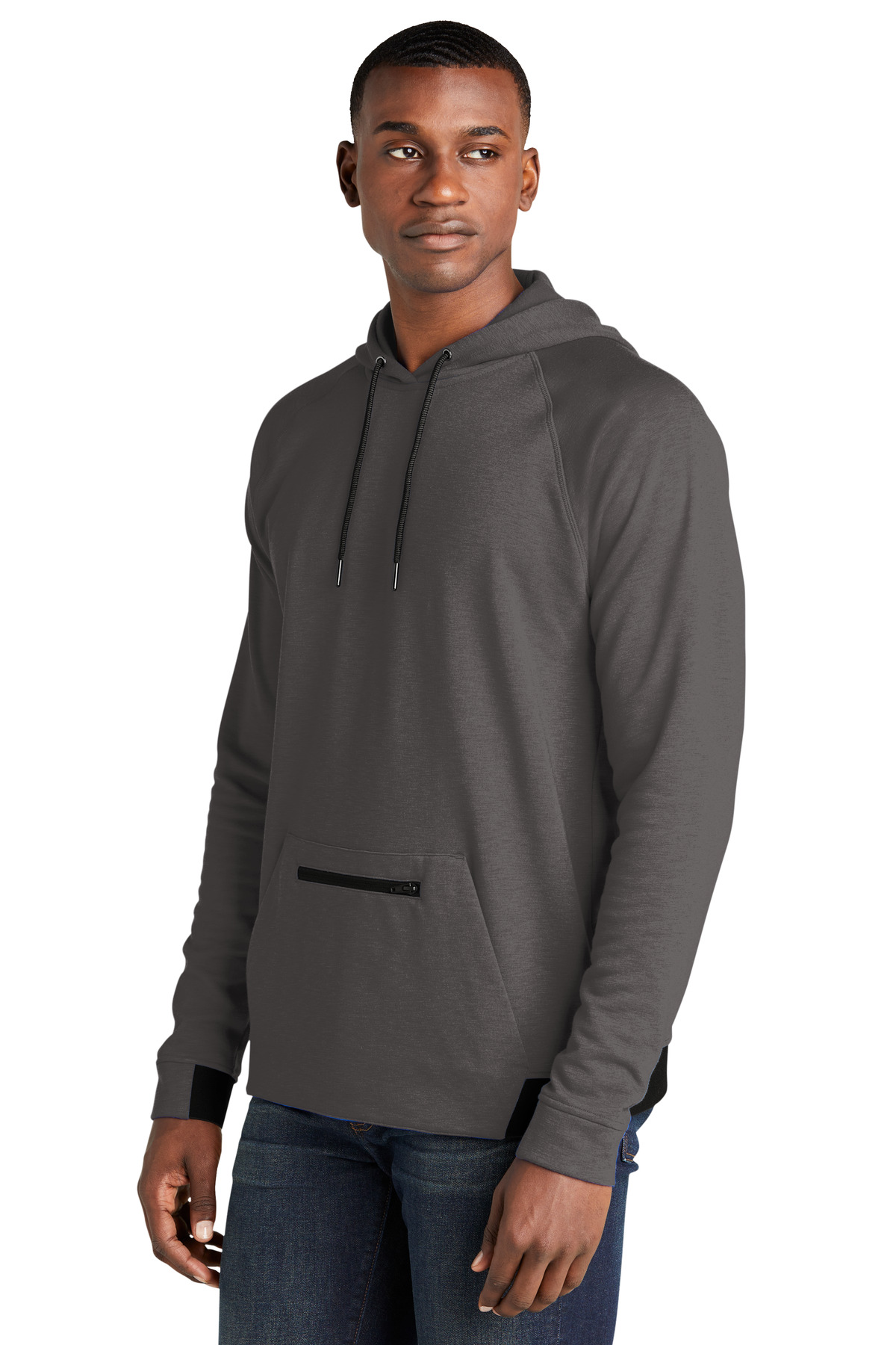 Sport-Tek PosiCharge Strive Hooded Pullover ST571, custom hoodie or sweatshirt with logo imprint 3