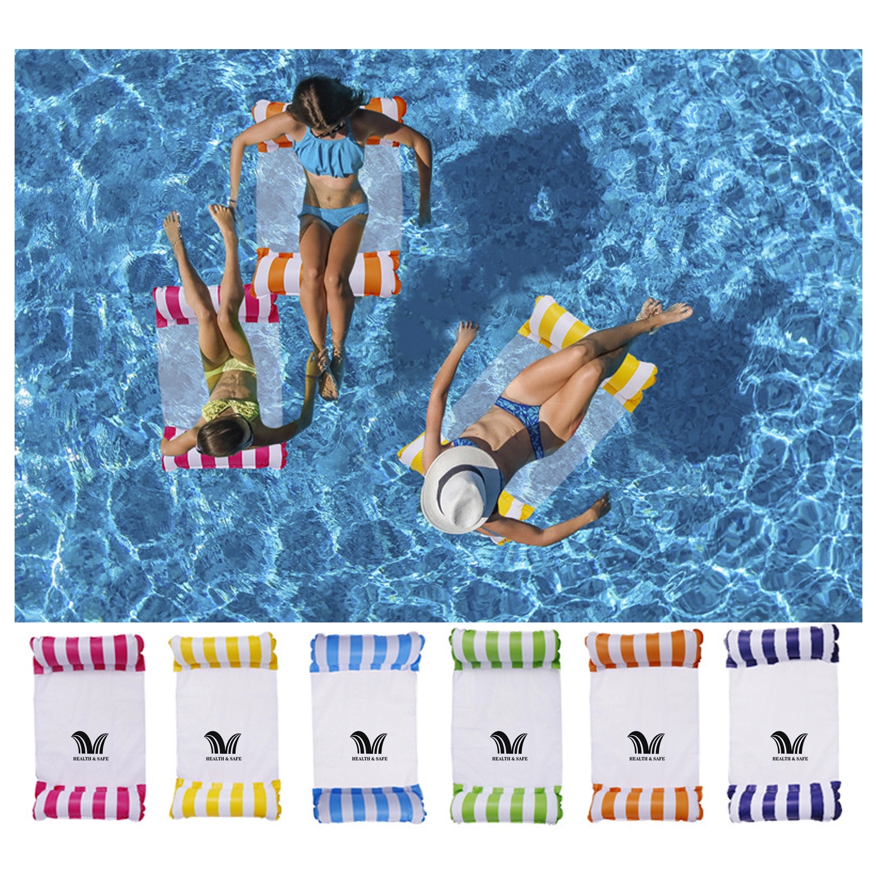Swimming Pool Float InflatableHammock Water Multi Purpose 2