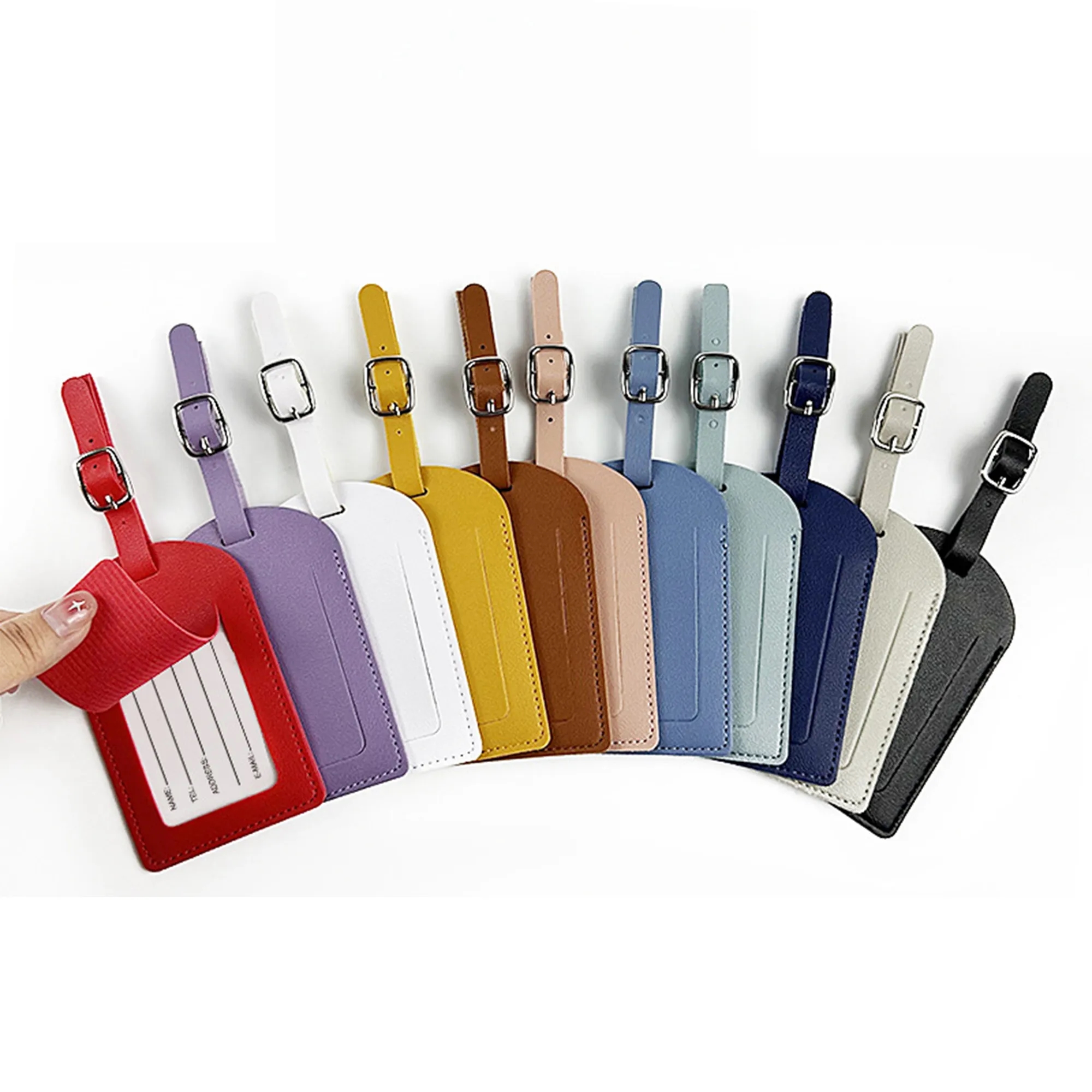 PU Leather Luggage Tag 2