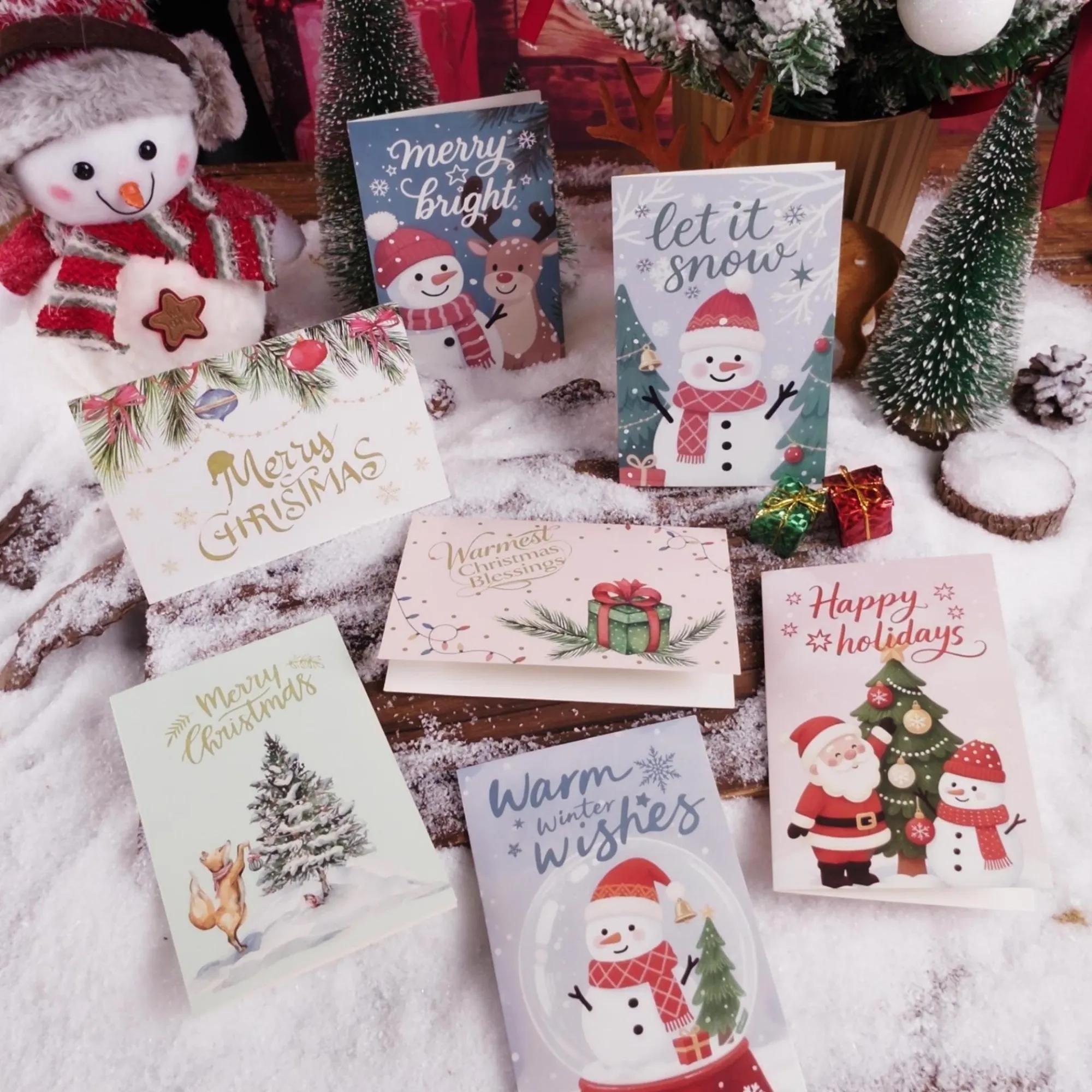 Christmas Greeting Card Holiday Paper Card 11