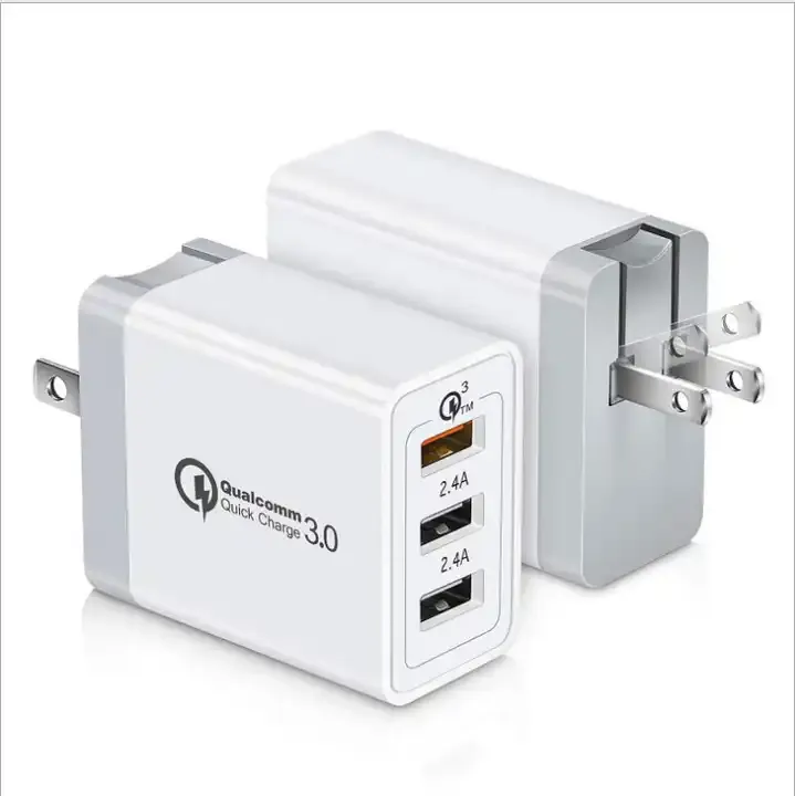 30W Folding QC 3.0 Fast USB Wall Charger 6