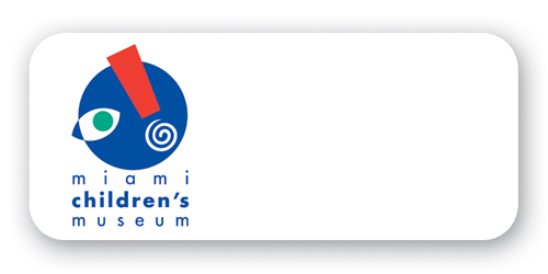 Screen Printed Poly Name Badge (1.5"X3.5") Rectangle