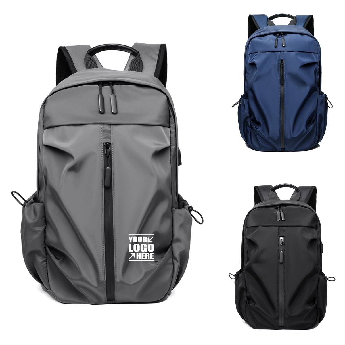 Waterproof USB Charging Laptop Backpack 1
