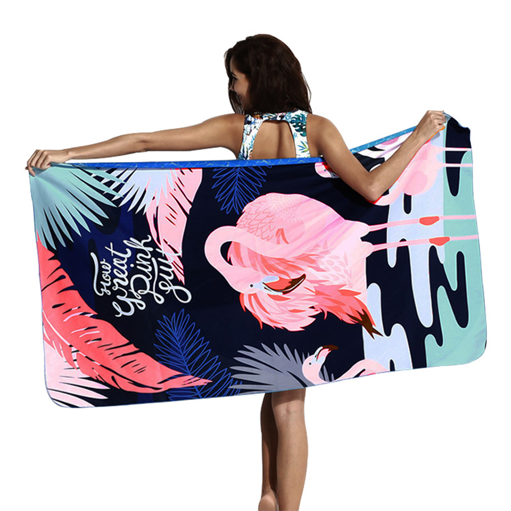 Full color print 59'' x 29'' 450g beach towel bath towel