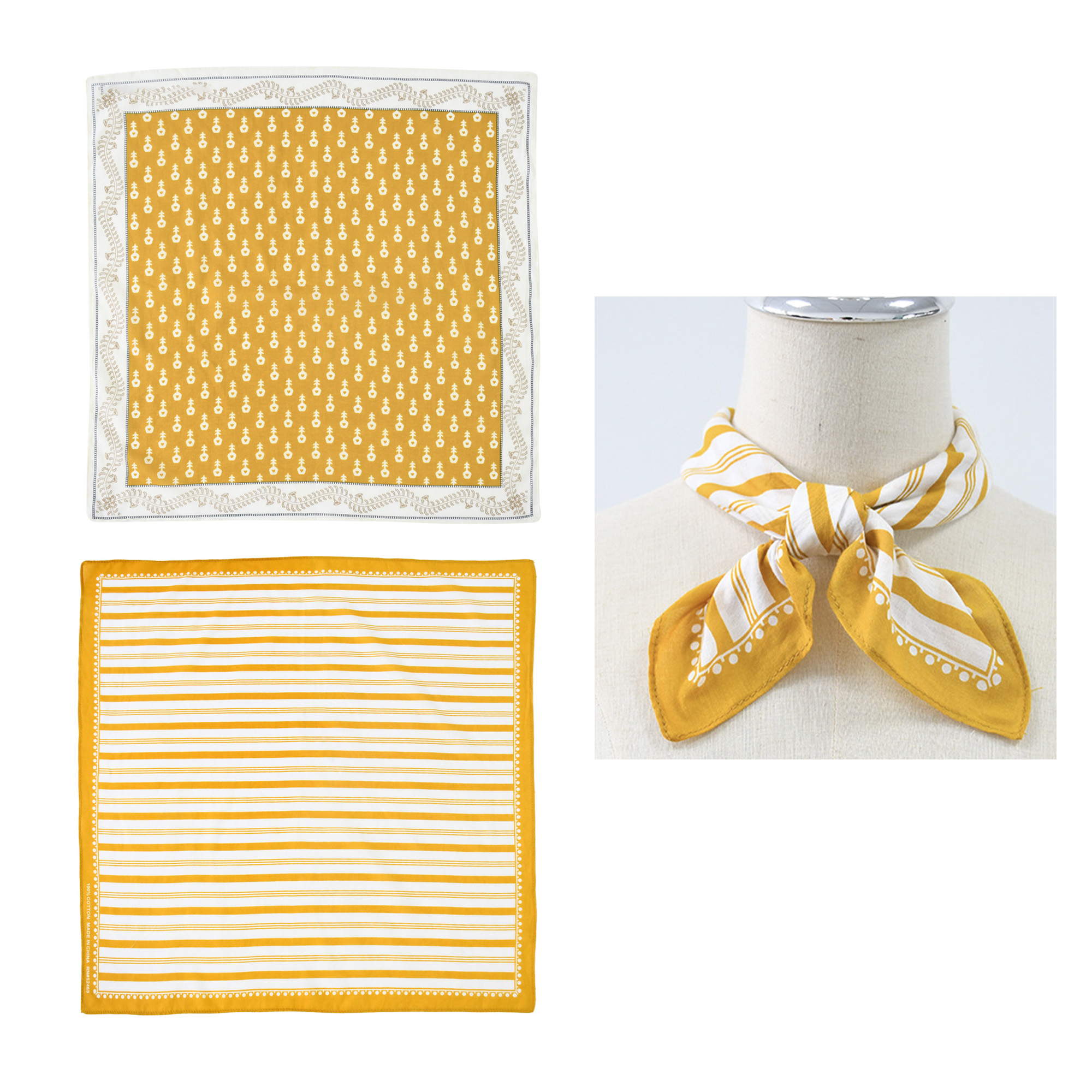 Custom Square Turban Yellow 2