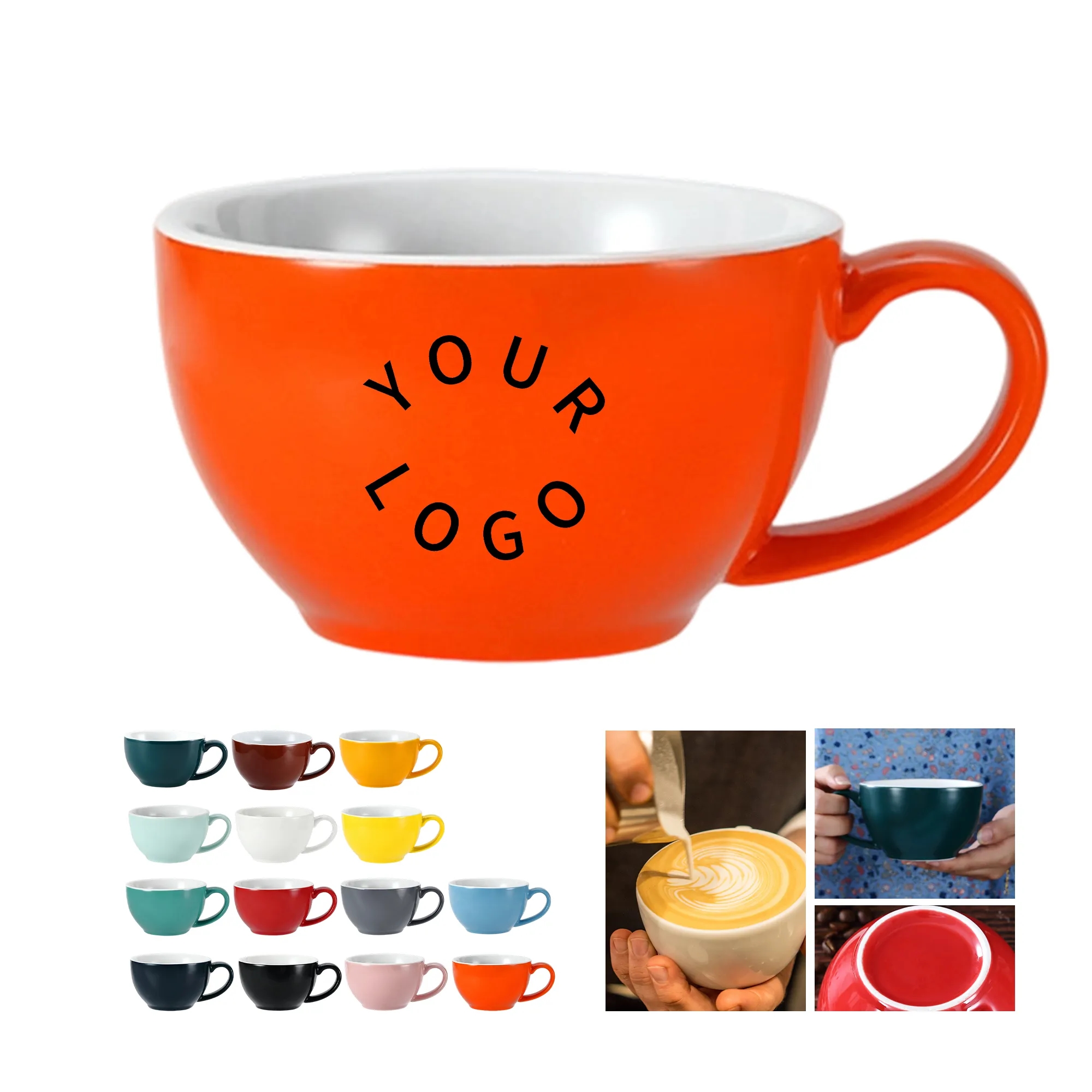 4.1 Inch Ceramic Coffee Cup Saucer 13
