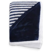 Field & Co.® Chevron Striped Sherpa Blanket 7