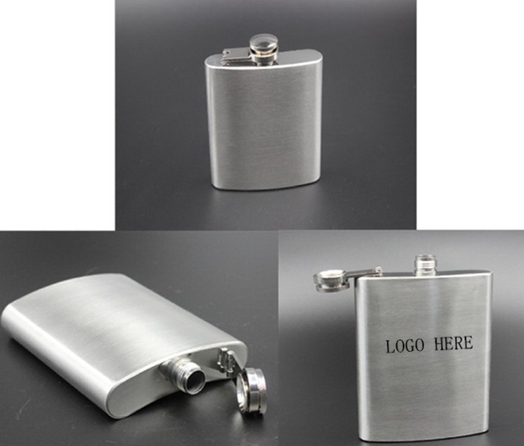 6 Oz. Stainless Steel Hip Flask 2