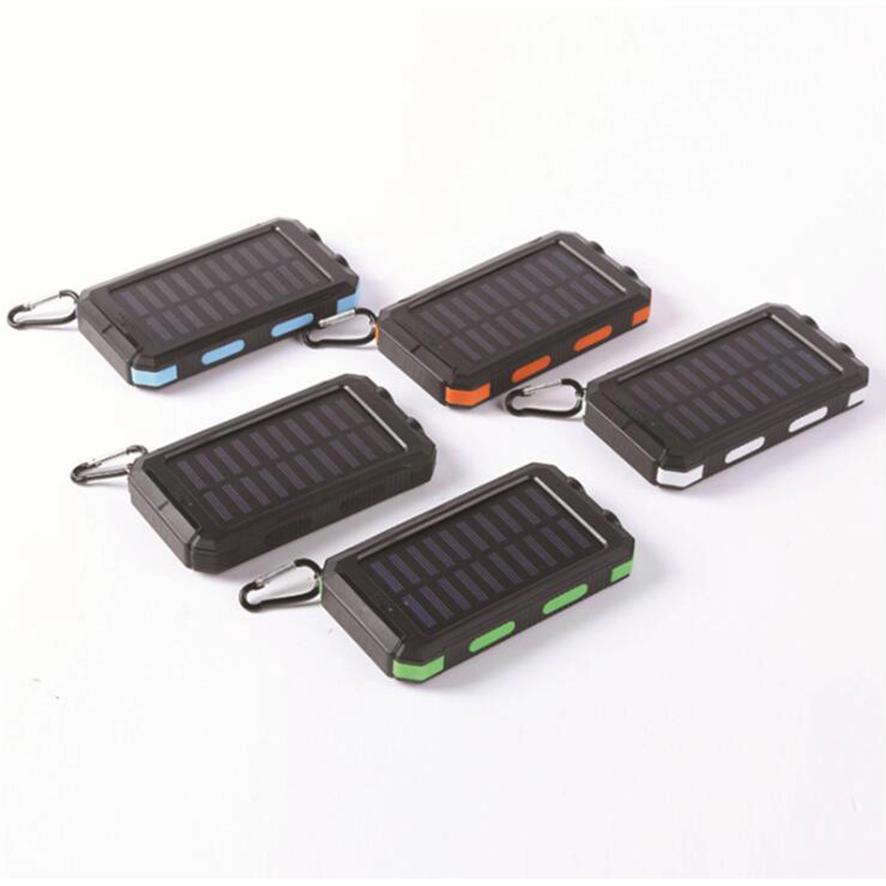 STOCK-Outdoor Solar Power Bank with LED Flashlight & Compass 7