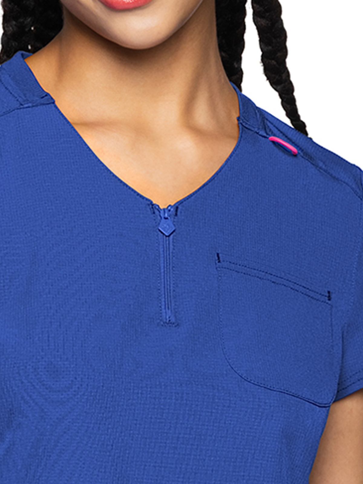 Med Couture - MC AMP - Women's 1-Pocket V-Neck Top 36